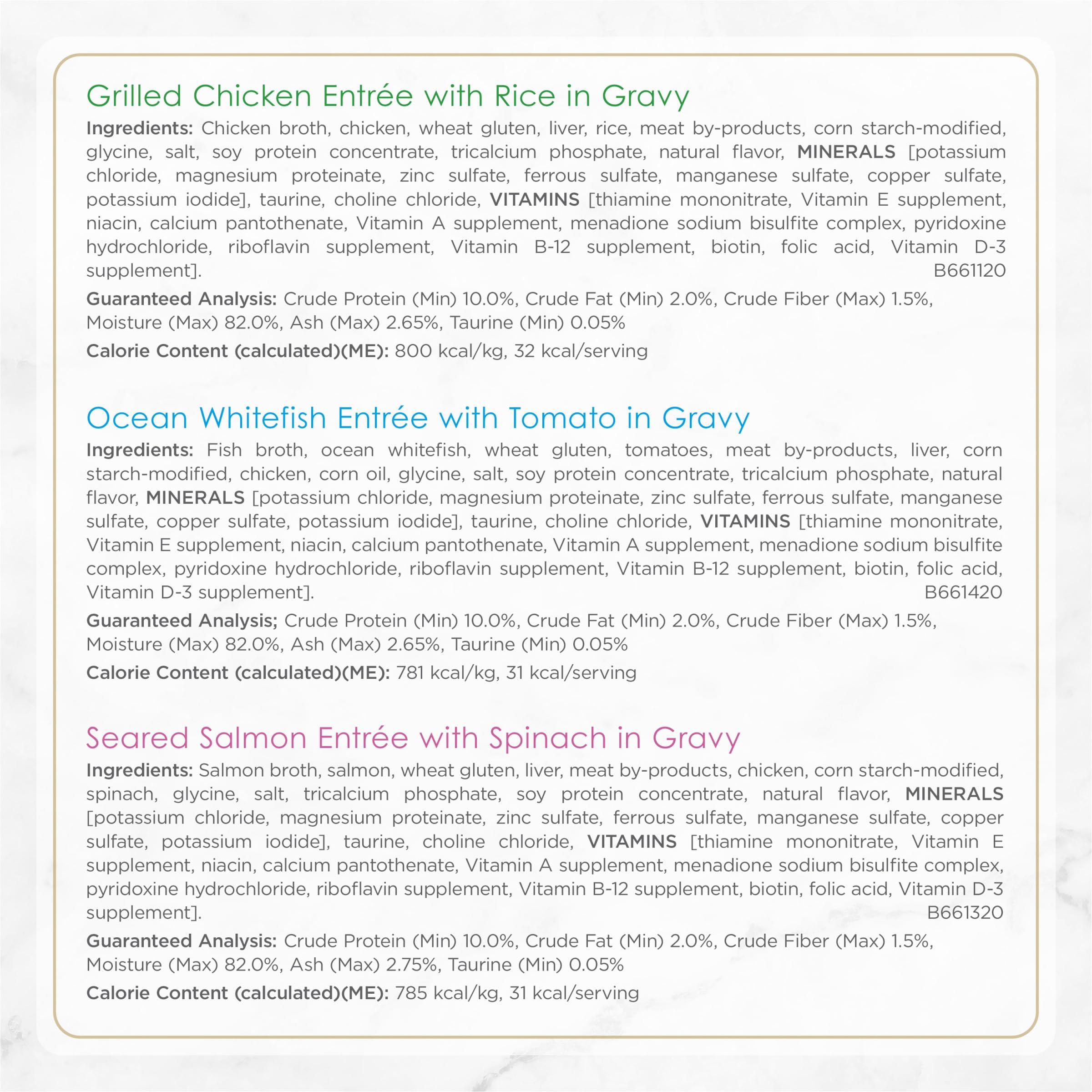 Purina Fancy Feast Gourmet Wet Cat Food Variety Pack, Petites Gravy Collection, break-apart tubs, 48 servings - (Pack of 24) 2.8 oz. Tubs - Image 6