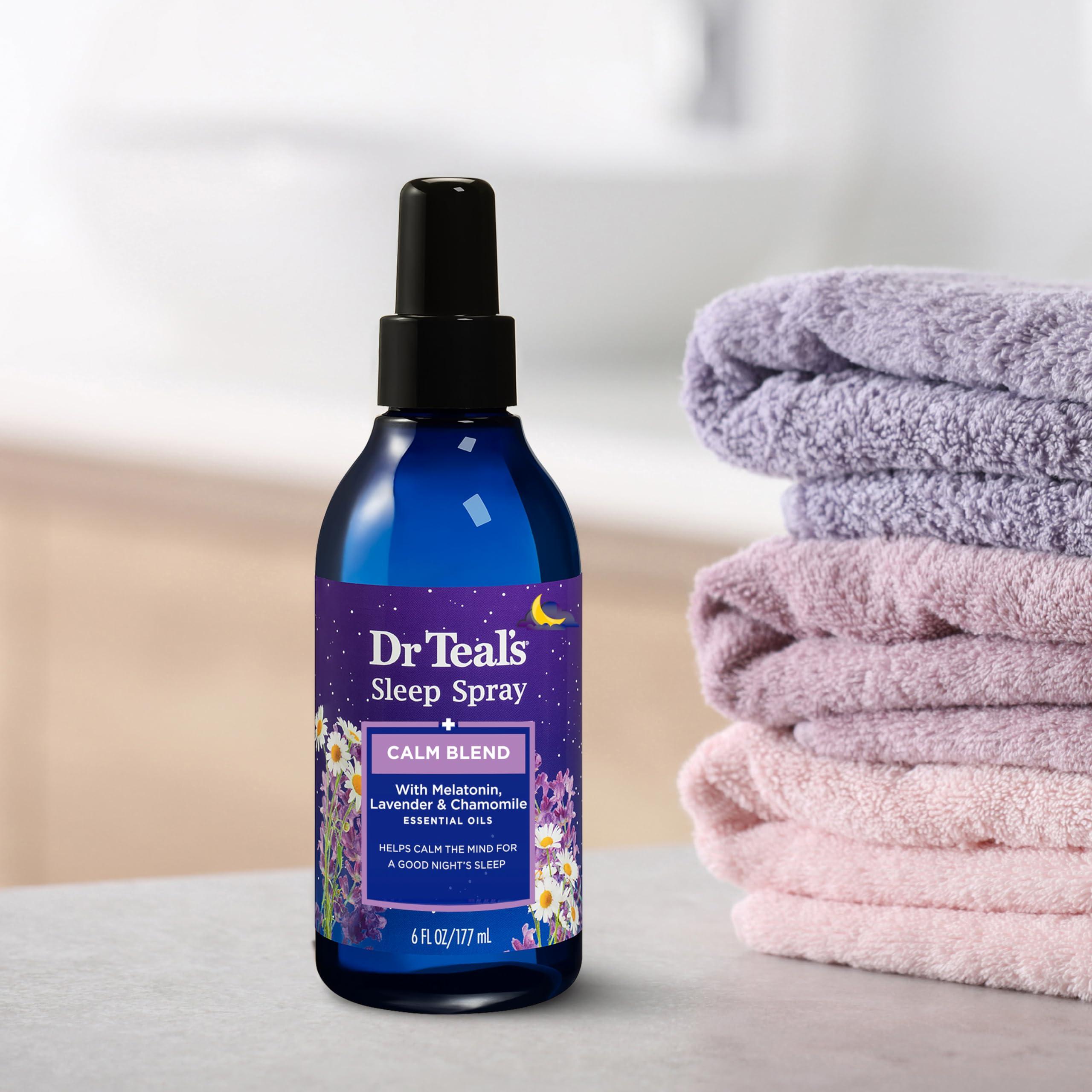 Dr Teal's Sleep Spray with Melatonin & Essential Oil Blend, 6 fl oz (Pack of 3) - Image 9