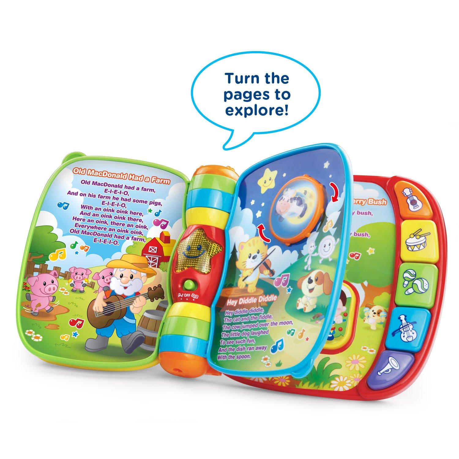VTech Musical Rhymes Book, Red - Image 3