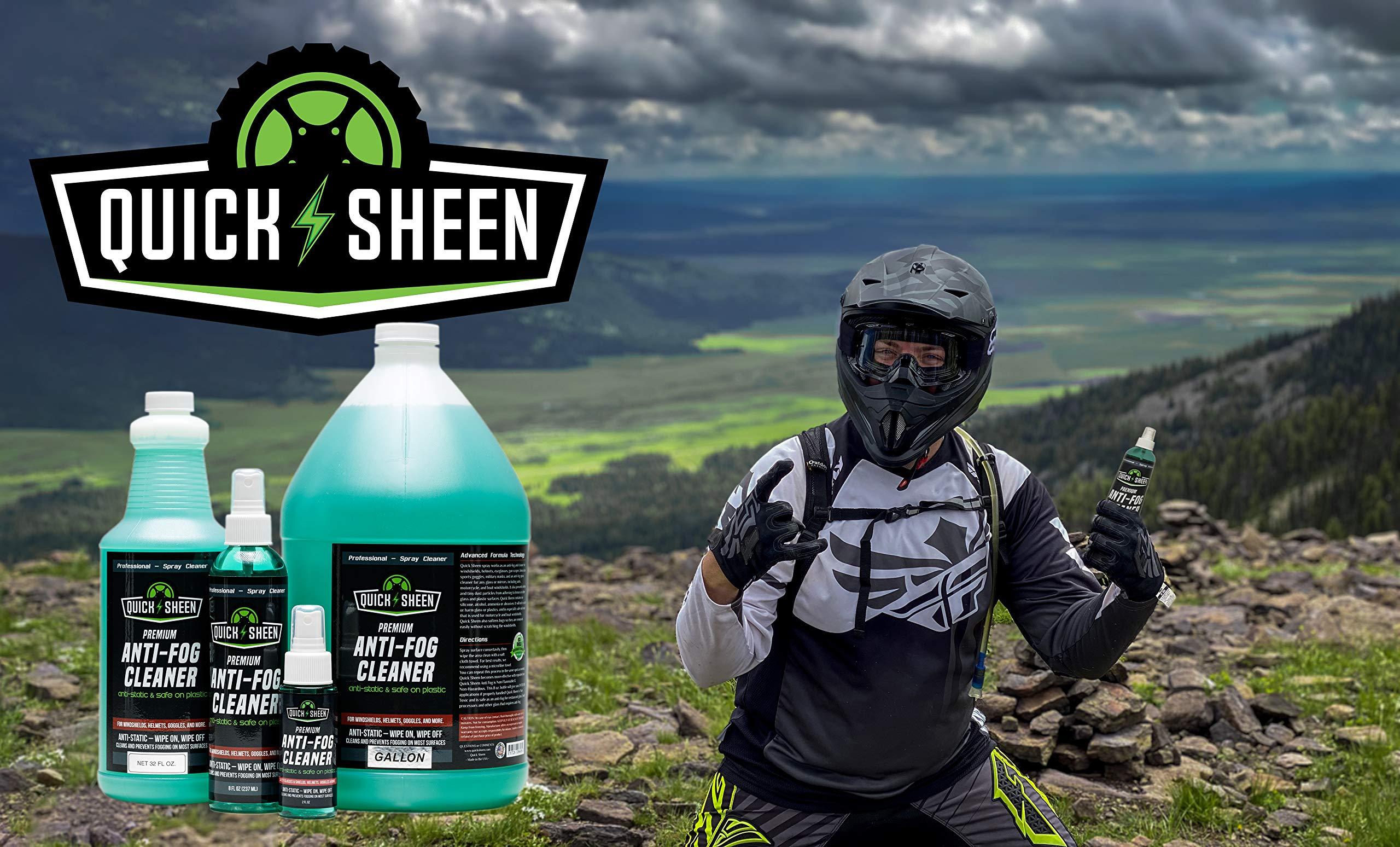 Quick Sheen Anti-Fog Spray for Glass, Windows, Glasses, Masks, Mirrors, Goggles - Image 4