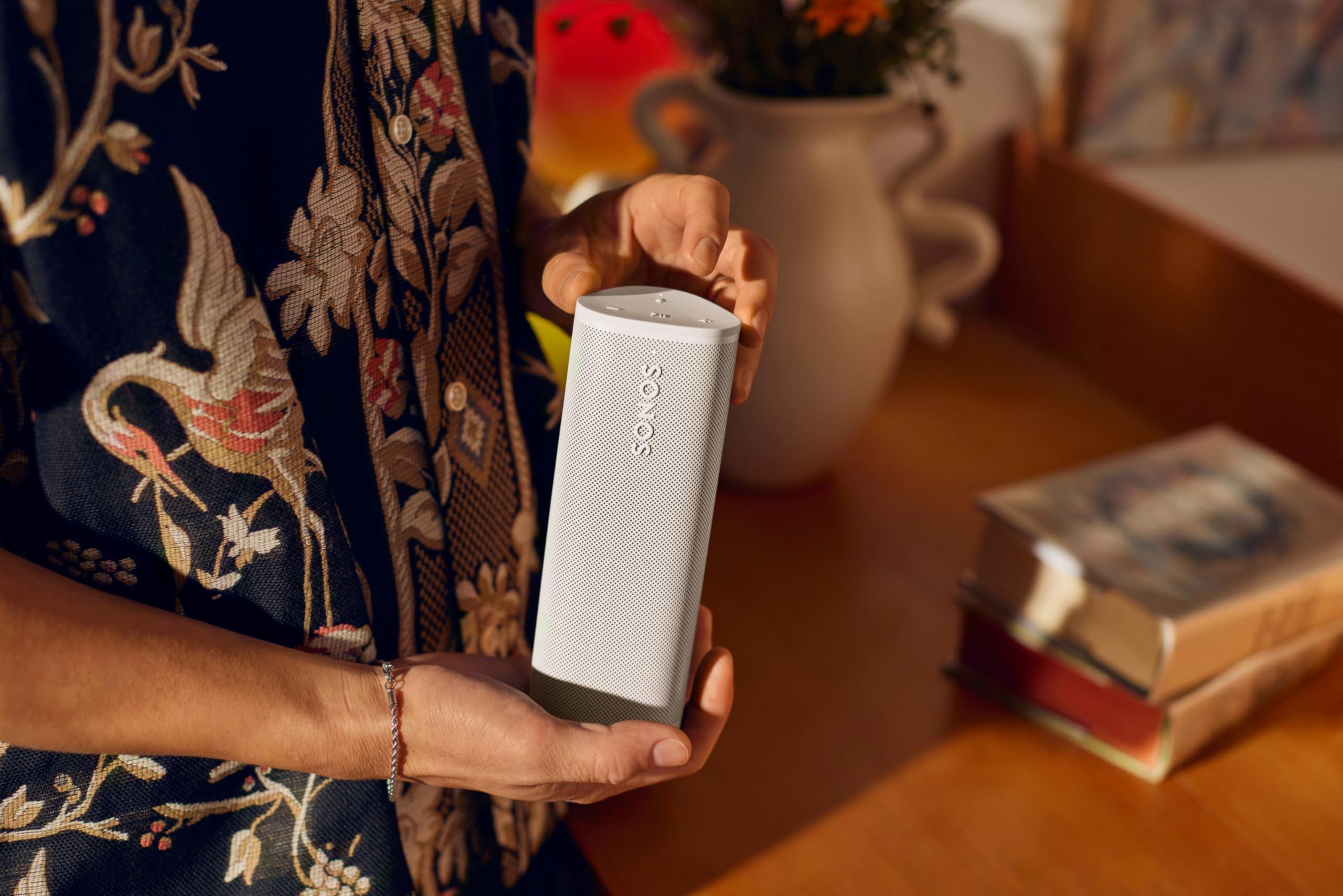 Sonos Roam 2 - White - Portable Waterproof Bluetooth Speaker - Image 7