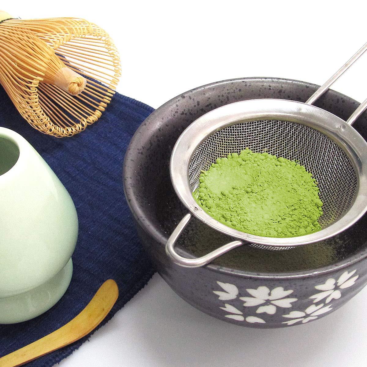 Artcome Japanese Matcha Tea Set, Matcha Whisk, Traditional Scoop, Matcha Bowl, Black Bamboo Tray, Ceramic Whisk Holder, Matcha Caddy, Handmade Matcha Ceremony Kit For Japanese Tea Ceremony (10Pcs) - Image 2