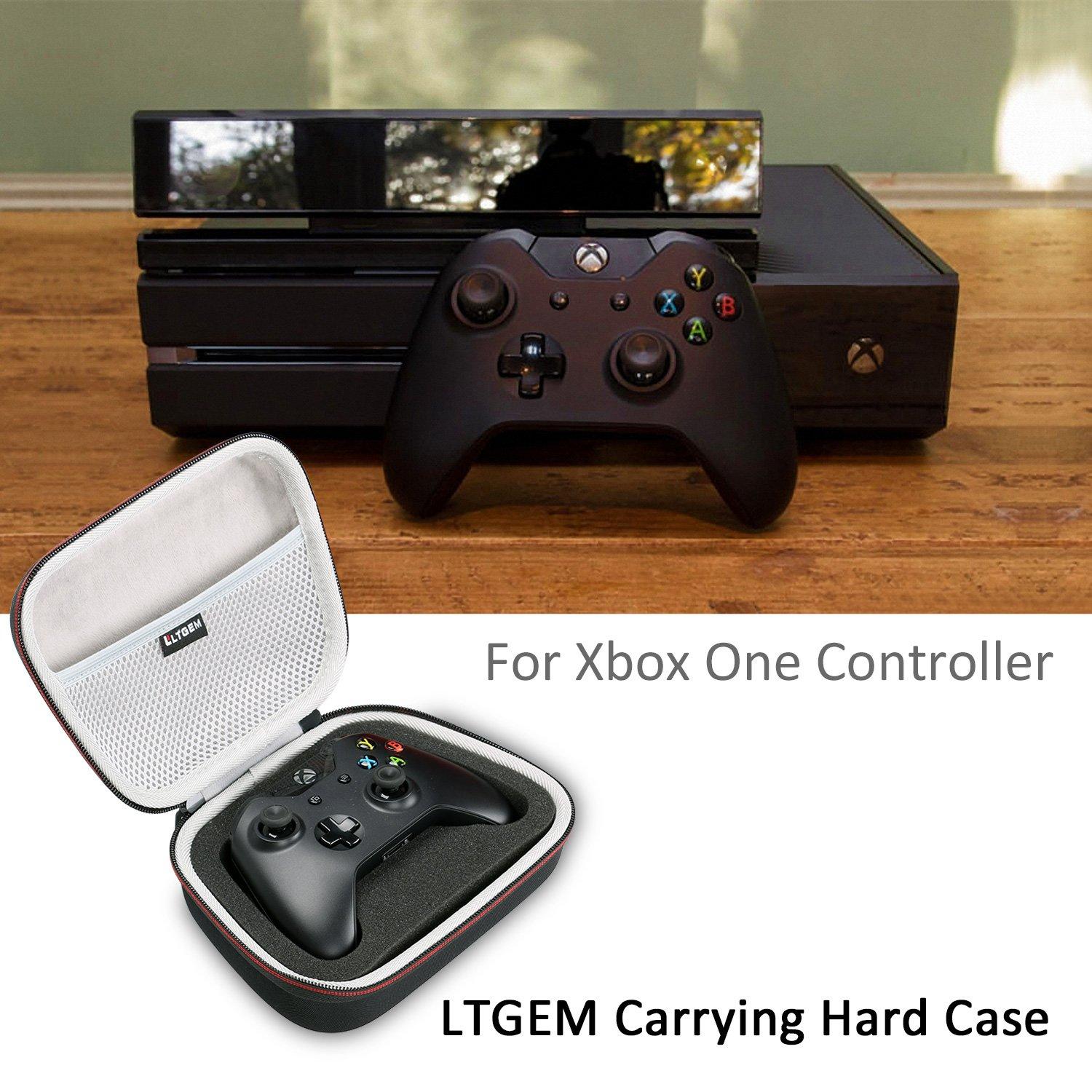LTGEM Controller Case Compatible with Xbox Core/Xbox Elite Series 2 Core/PlayStation DualSense/GameSir G7 SE/PowerA Gaming Controller, Black+Gray - Image 2
