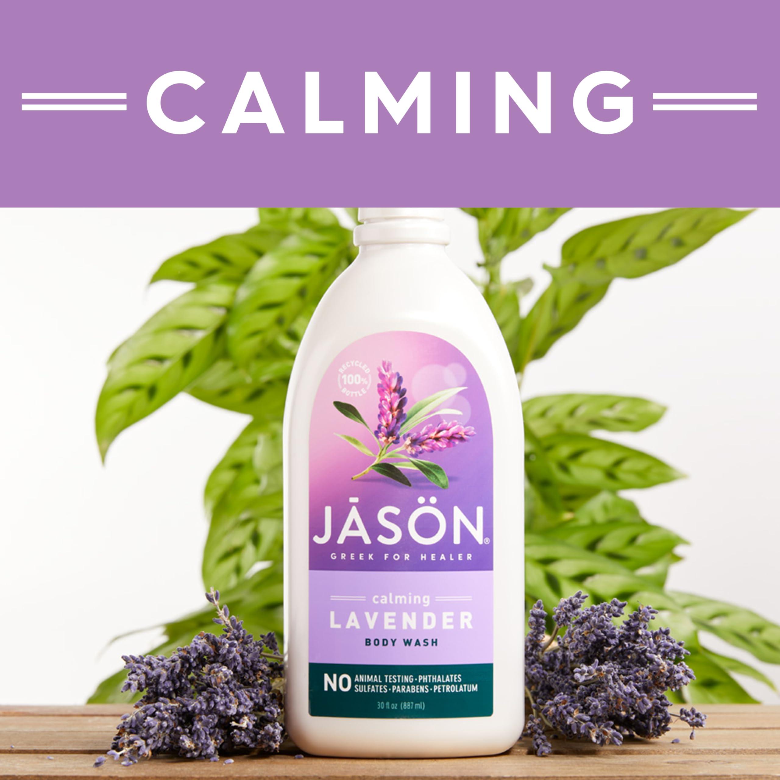 JASON Lavender Calming Body Wash, For a Gentle Feeling Clean, 30 Fluid Ounces - Image 6