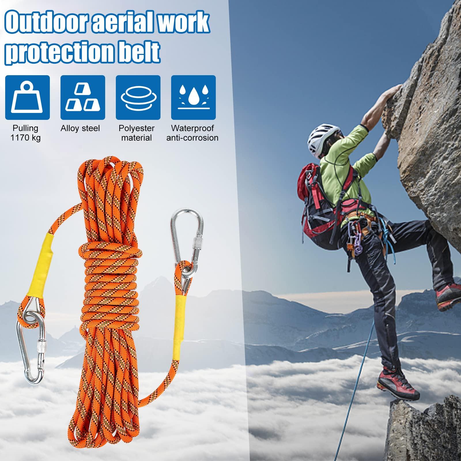 JATCSG Tree Climbing Spikes Set, Tree Climbing Gear with Adjustable Climbing Belt and Upgrade Rope, 304 Stainless Steel Tree Climbing Kit for Sports, Working, Jungle Survival, Picking Fruit - Image 6