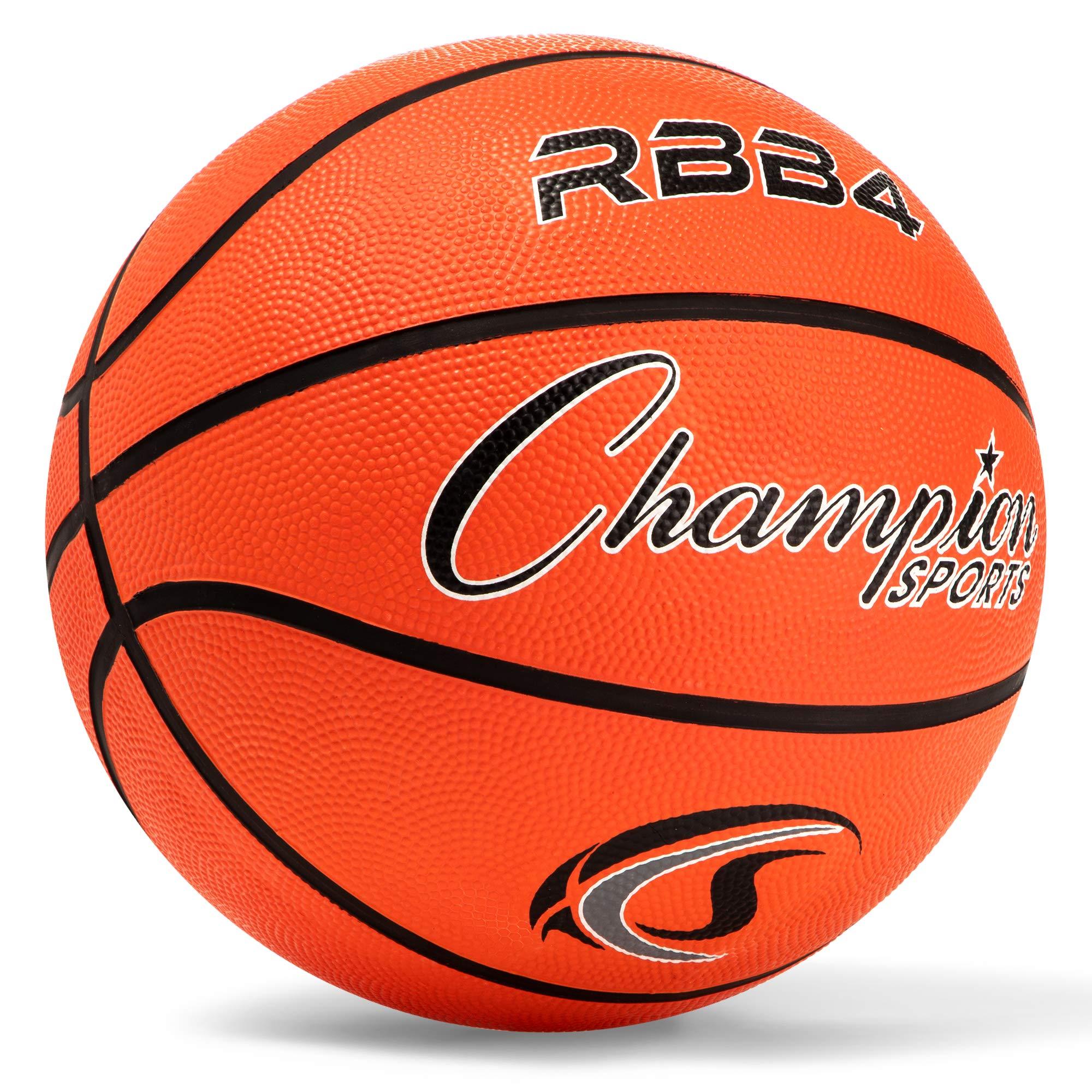 Champion Sports Rubber Basketballs – Heavy Duty Pro-Style, Indoor/Outdoor Use, Premium Basketball Equipment for Physical Education, Various Sizes & Colors (Size 3, 5, 6, 7) - Image 2