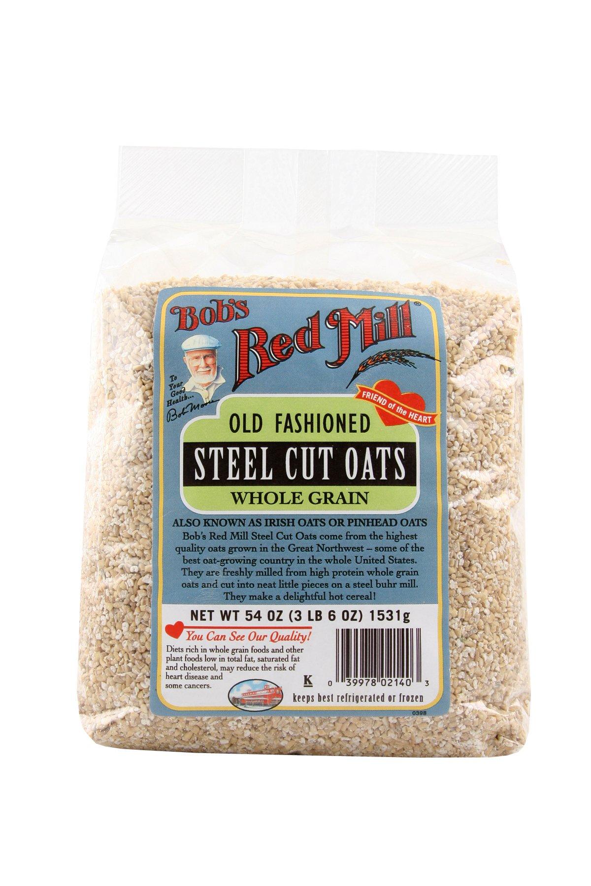 Bob's Red Mill Oats Steel Cut, 54 Ounce (Pack of 4) - Image 4