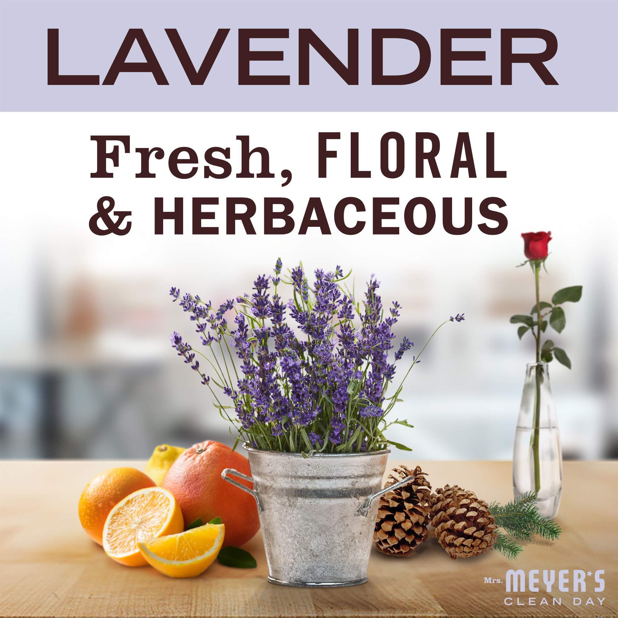 MRS. MEYER'S Clean Day Liquid Laundry Detergent, Cruelty Free and Biodegradable Formula, Lavender Scent, 64 oz- Pack of 2 - Image 3
