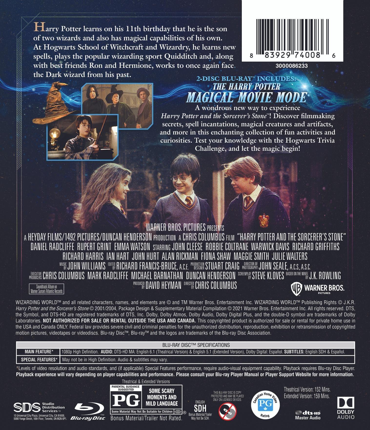 Harry Potter and the Sorcerer's Stone (Magical Movie Mode) [Blu-ray] - Image 3