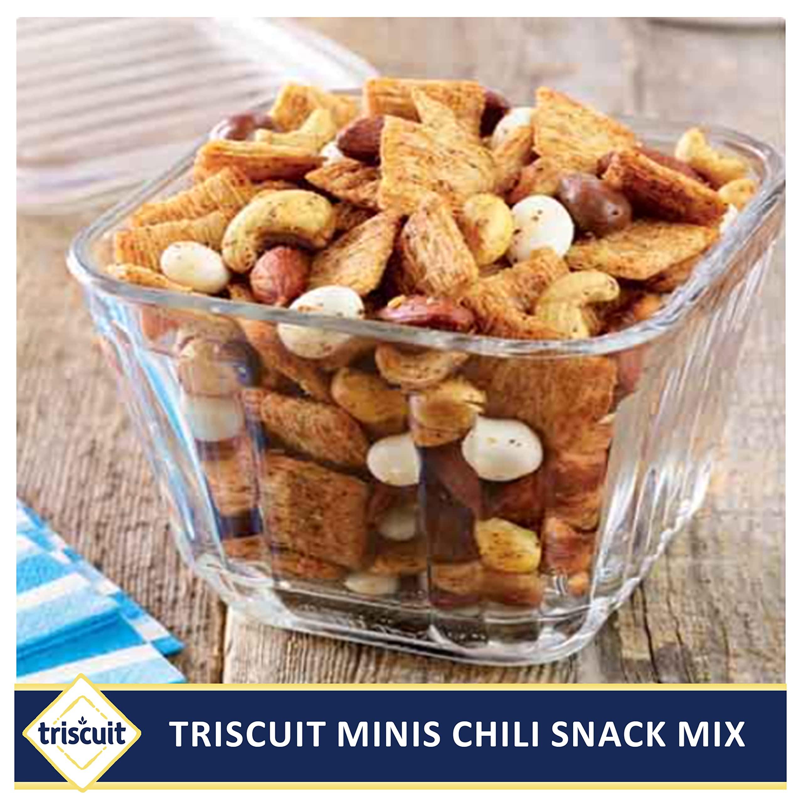 Triscuit Minis Original Whole Grain Wheat Crackers, Vegan Crackers, Bulk Lunch Snacks, 20 Snack Packs - Image 13