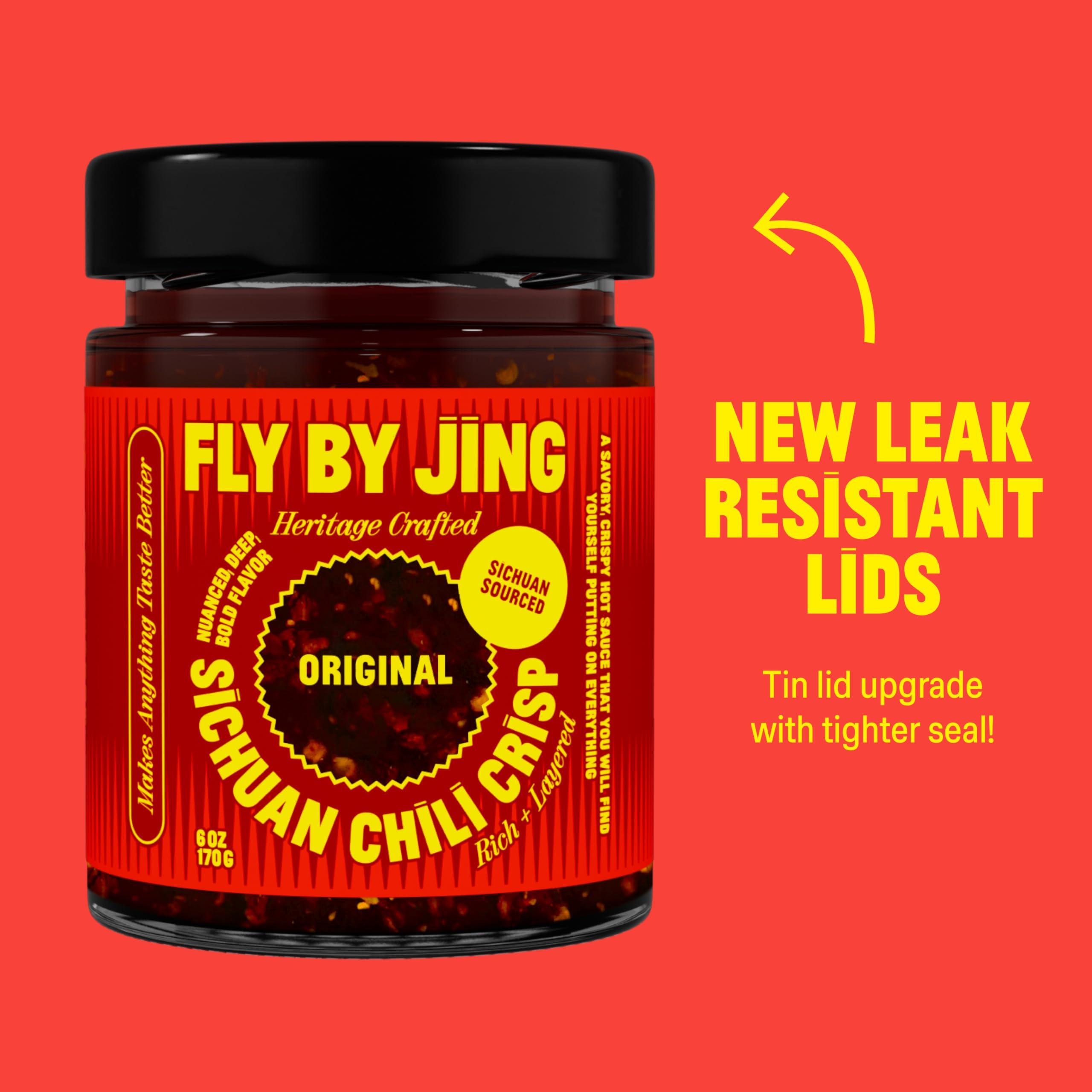 FLYBYJING Original Sichuan Chili Crisp: Premium Chili Oil w/Crunchy Garlic and Shallots - Spicy, Savory, Vegan, Sugar Free Hot Sauce - Good on Noodles, Proteins, Veggies & Everything, 6oz (Pack of 1) - Image 8