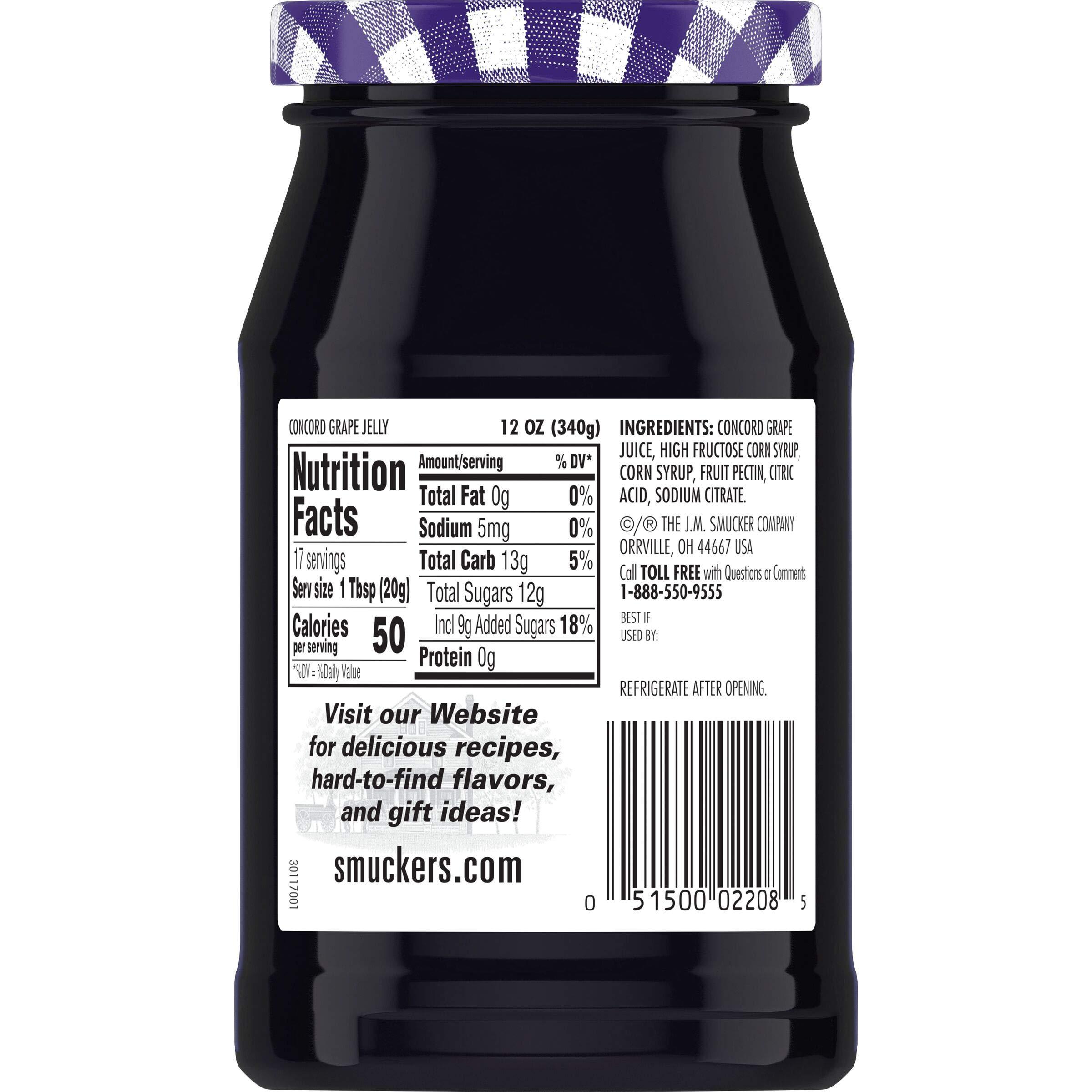 Smucker's Concord Grape Jelly, 12 Ounces - Image 2