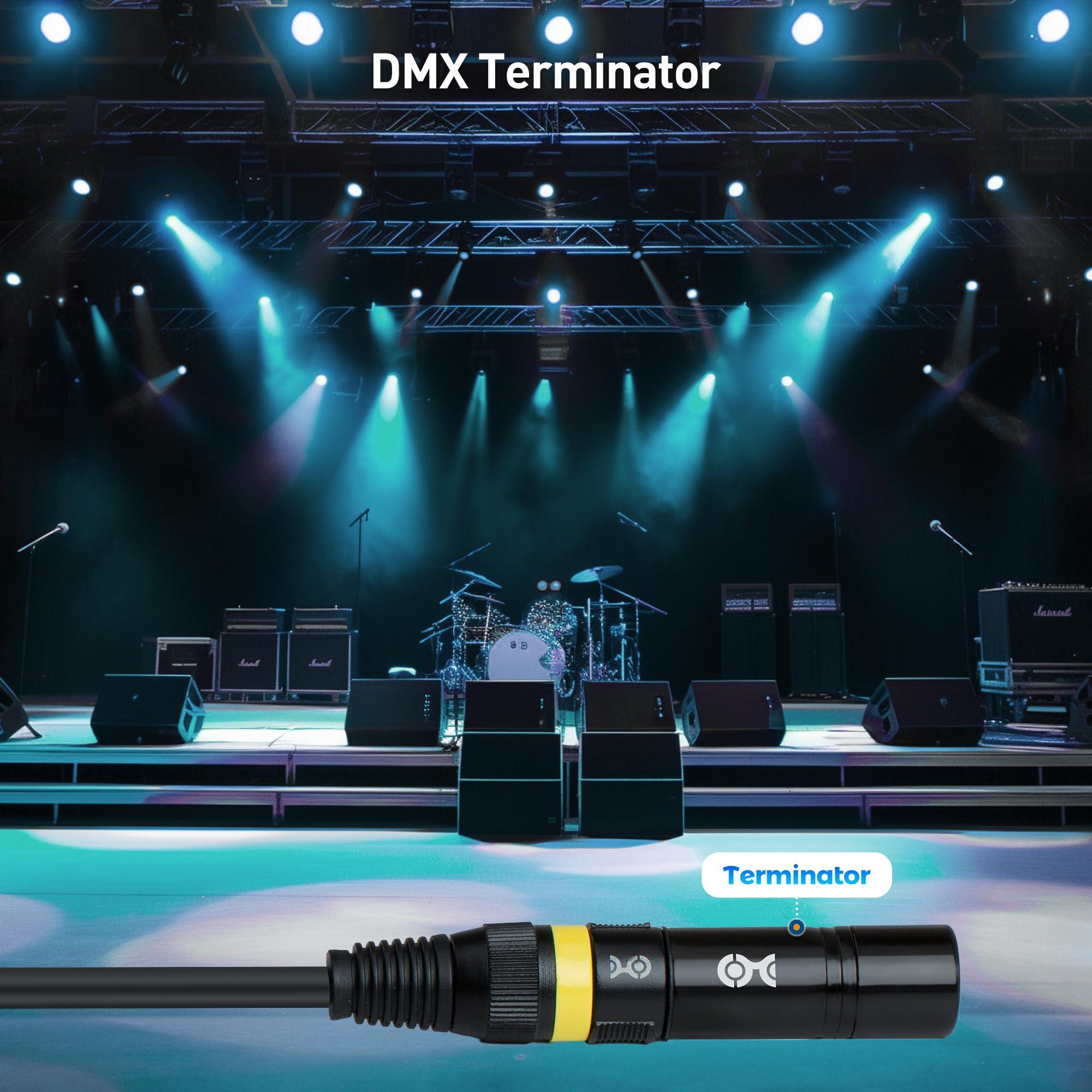 Cable Matters 2-Pack 120 Ohm 3-Pin XLR Terminator/DMX Terminator - Optimal Signal Integrity for Lighting and Audio Systems - Image 3