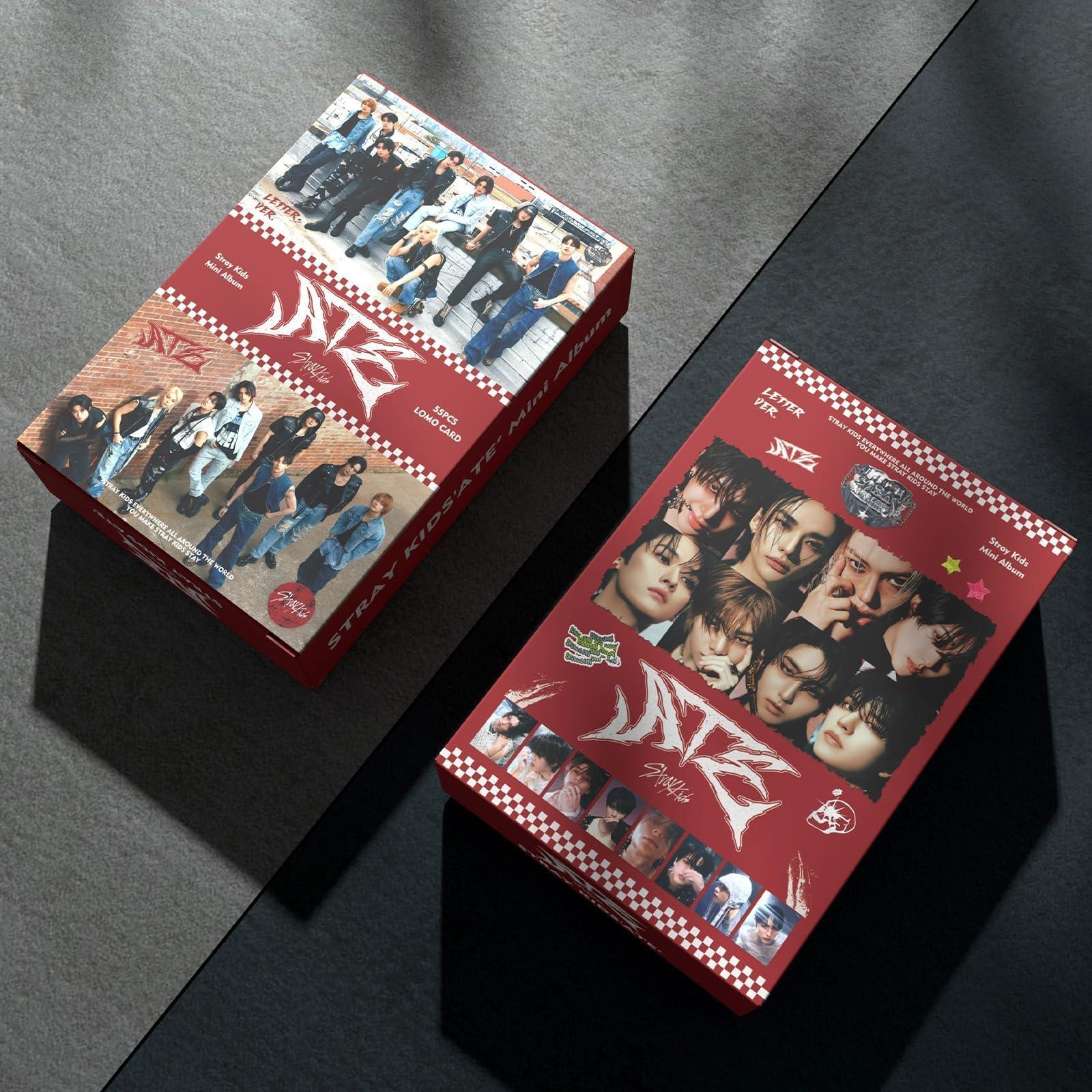KPOPBP Stray Kids ATE Album Photocards 55 PCS KPOP Photo Cards SKZ Album LOMO Card Set, Gift for Boys and Girls Merch - Image 2