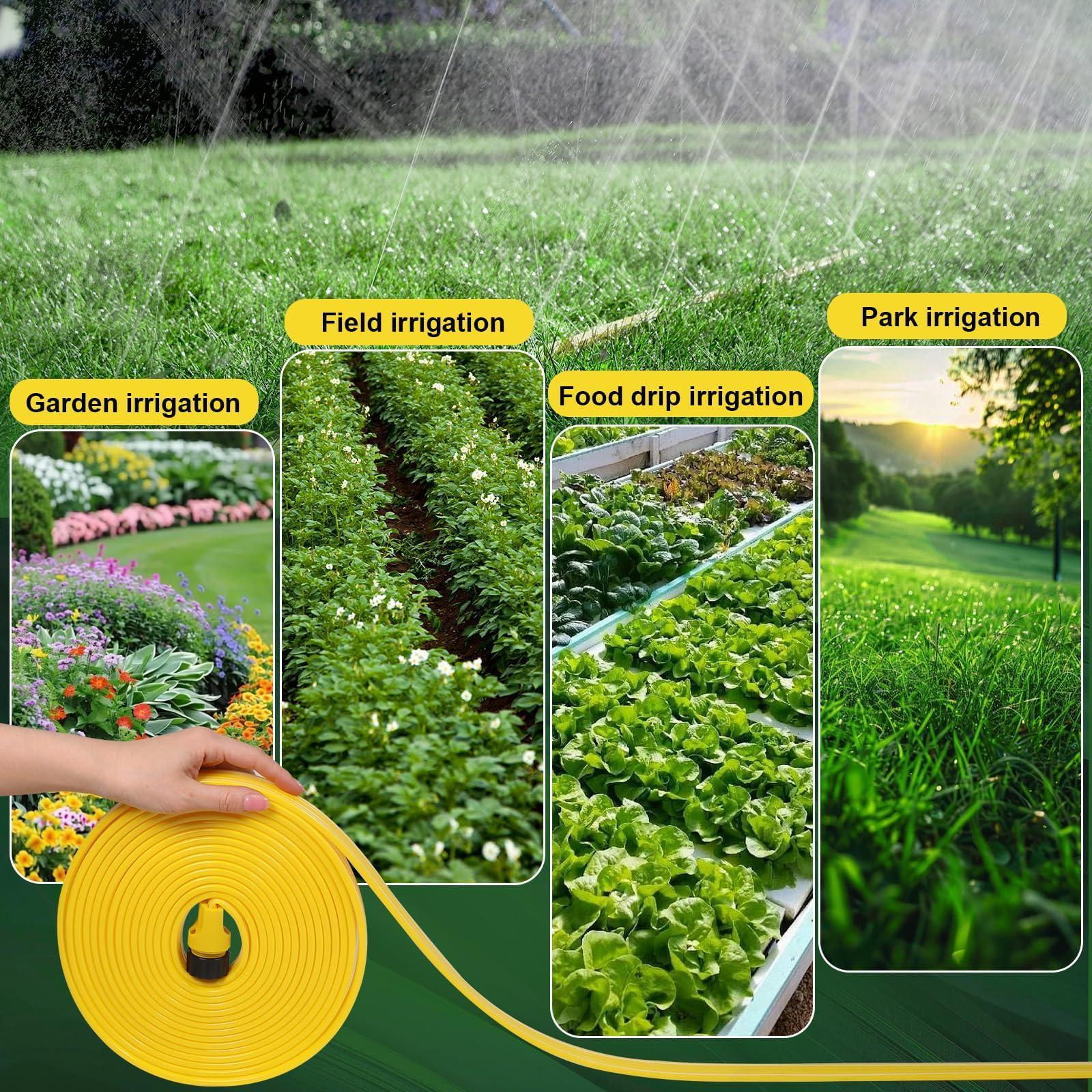 Holldoor Sprinkler Hose 25 ft 6-Pack, Flexible Sprinklers Soaker Hose 150 ft for Yard, Lawn Drip Irrigation Hose System for Garden Watering (25 ft 6-Pack) - Image 7