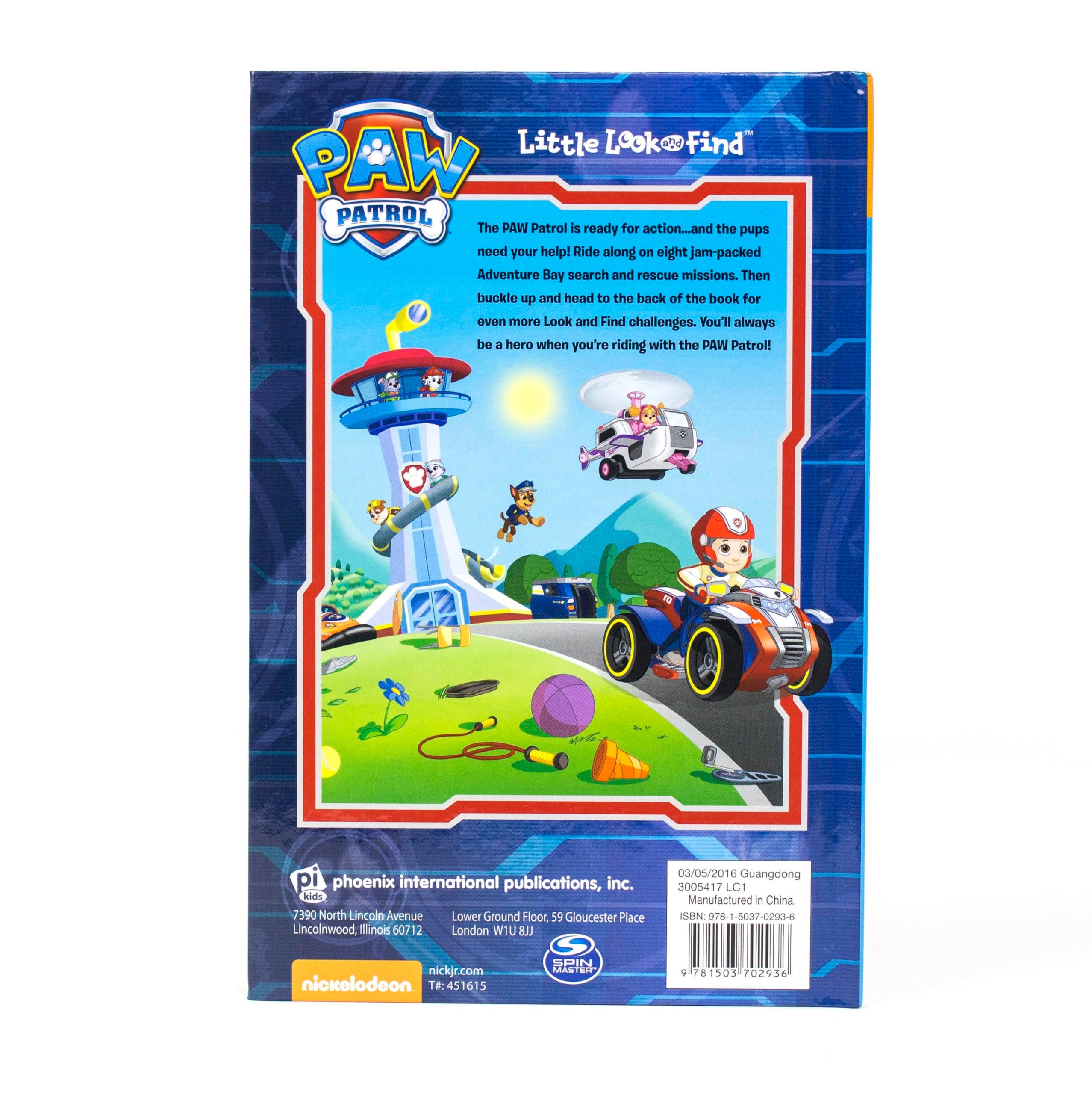 Nickelodeon Paw Patrol Chase, Skye, Marshall, and More! - Little Look and Find Activity Book - PI Kids - Image 2