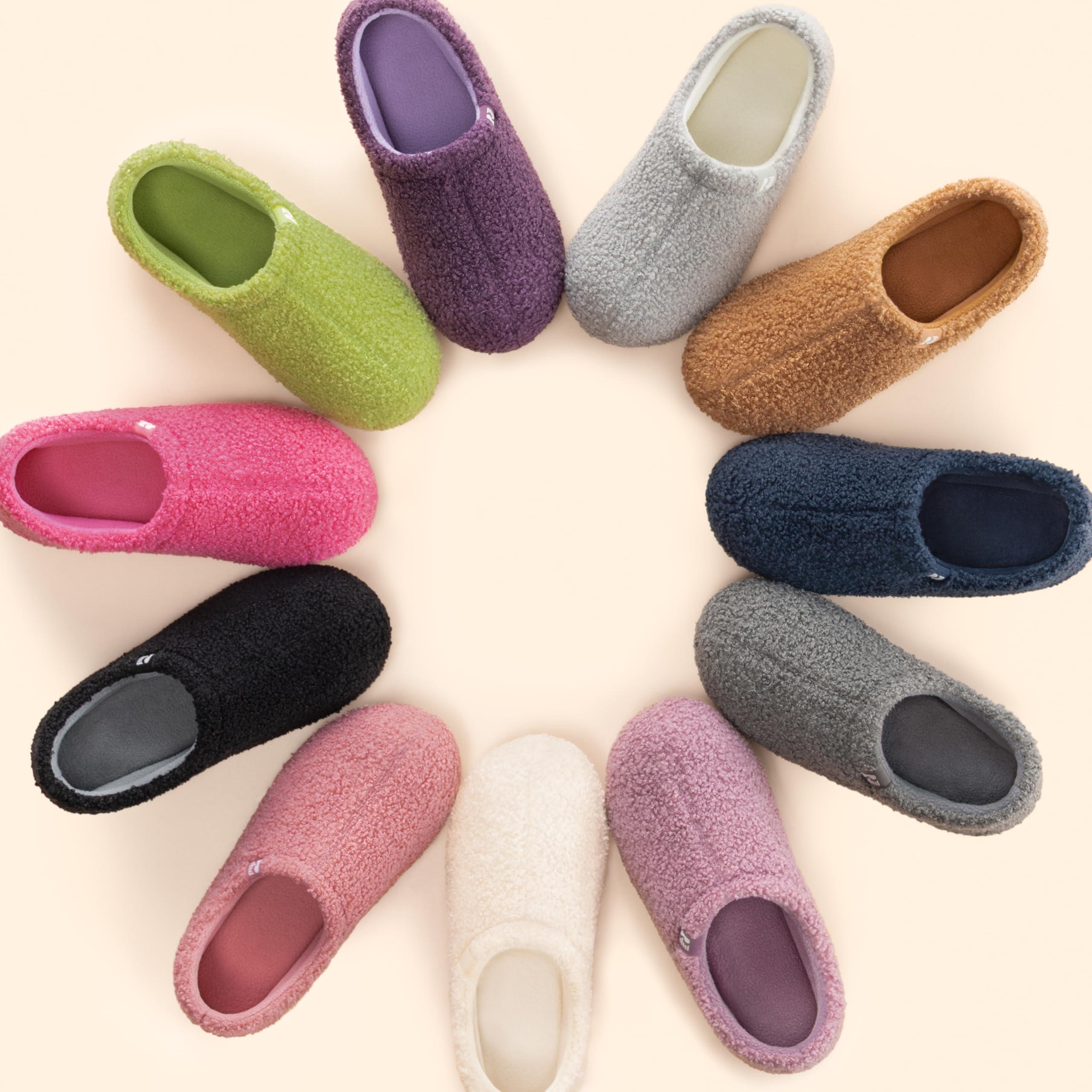 RockDove Women's Teddy Fleece Closed Back Indoor Slipper - Image 6