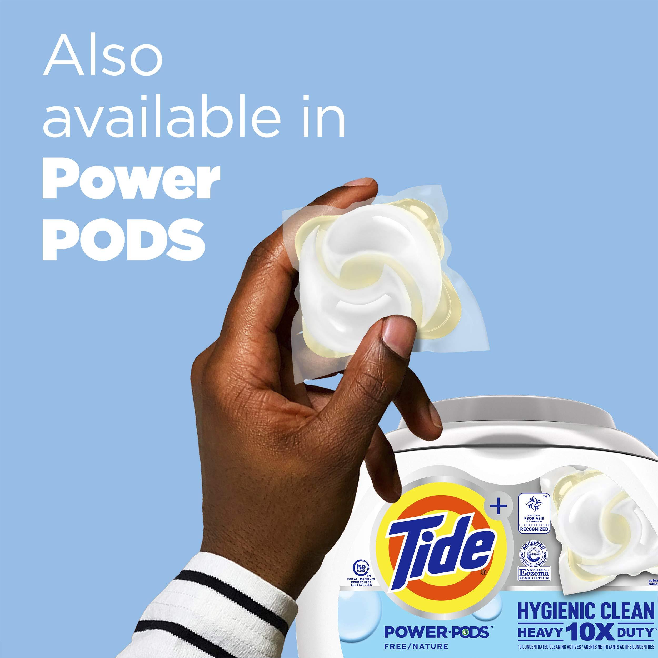 Tide Hygienic Clean Heavy Duty 10x Free Power PODS Laundry Detergent, 25 count, Unscented, For Visible and Invisible Dirt - Image 8