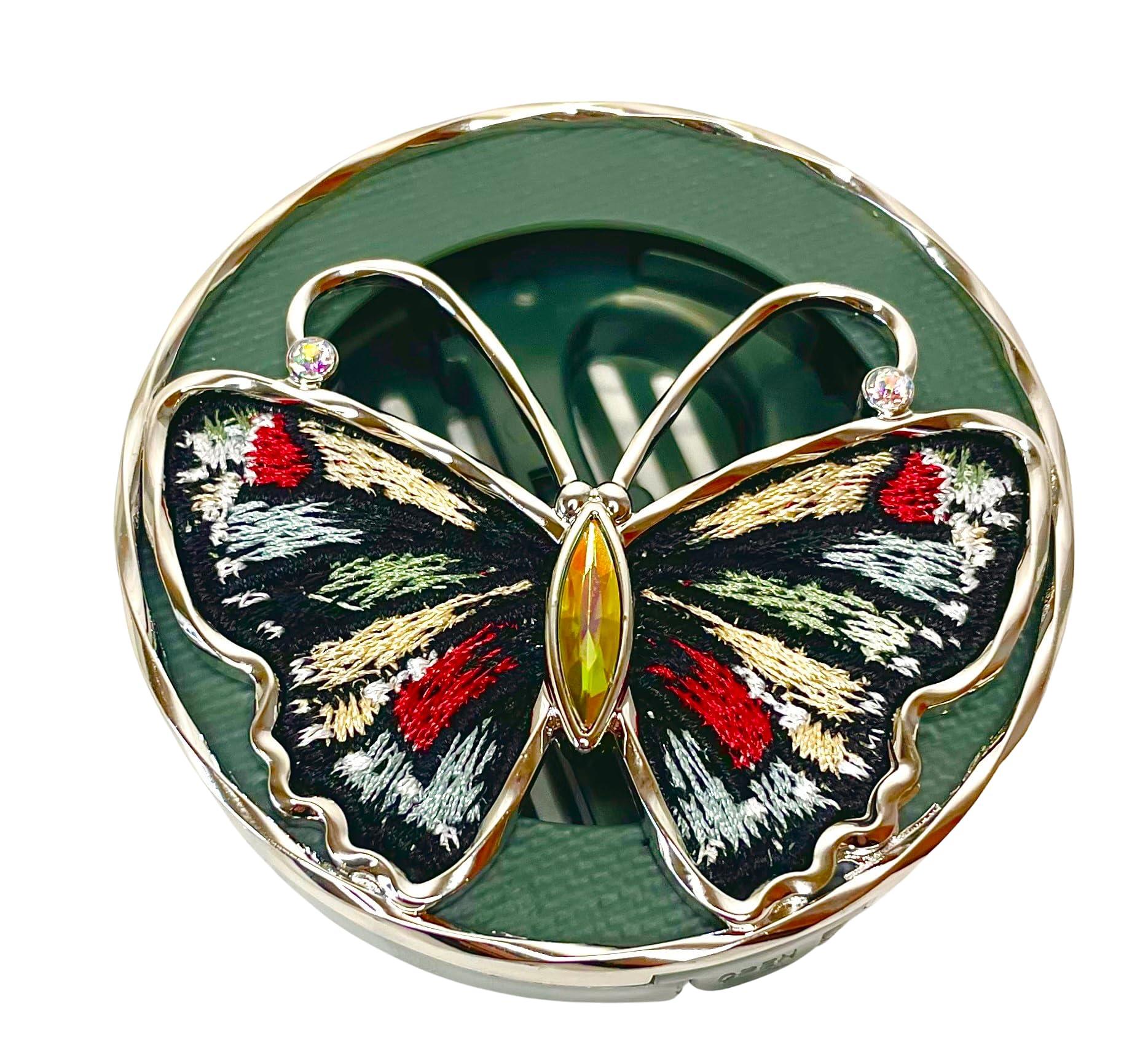 Bath & Body Works Moth Butterfly Gemstone Car Visor Fragrance Holder Easy To Open