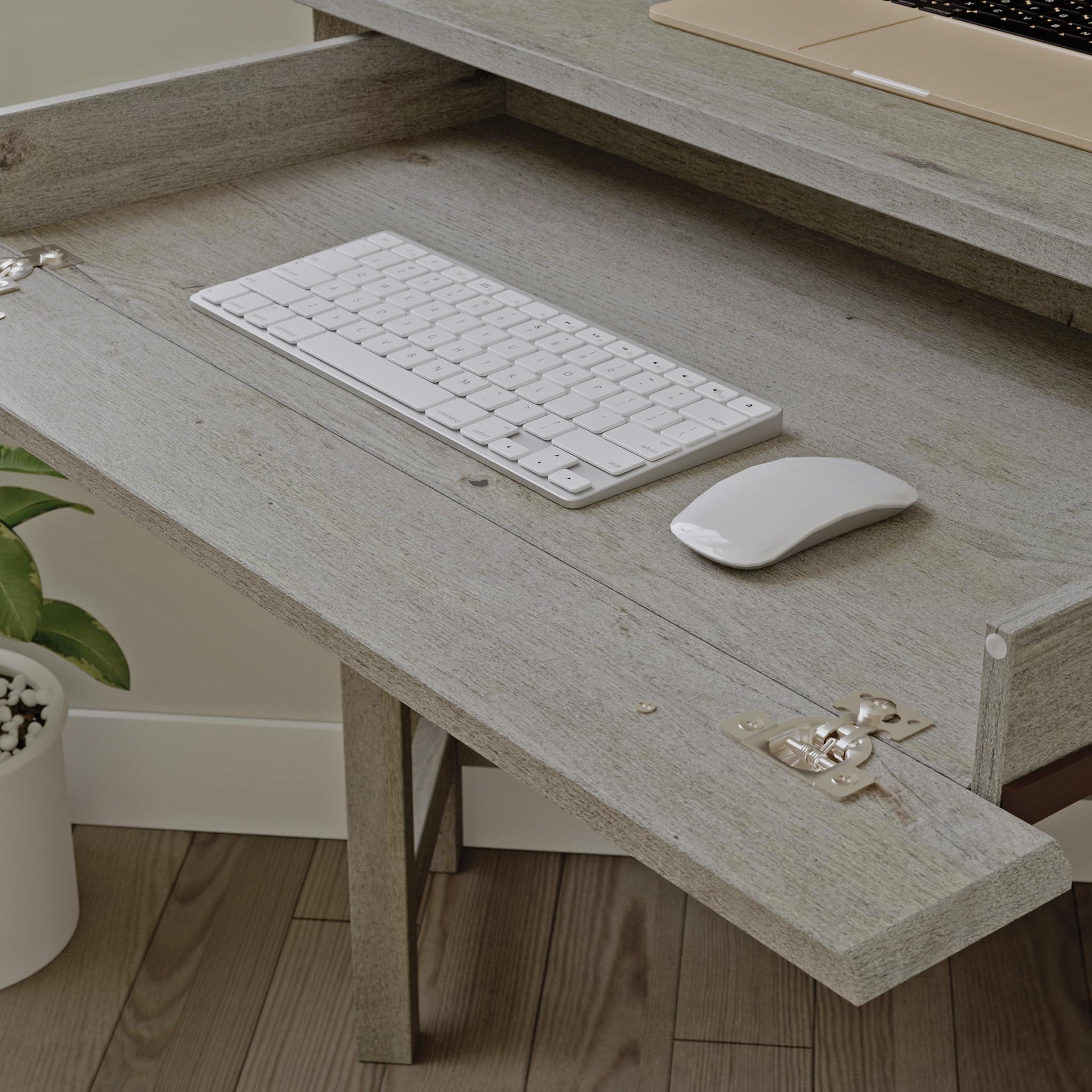 Sauder Cottage Road Space Saving Corner Computer Desk, Mystic Oak Finish - Image 8