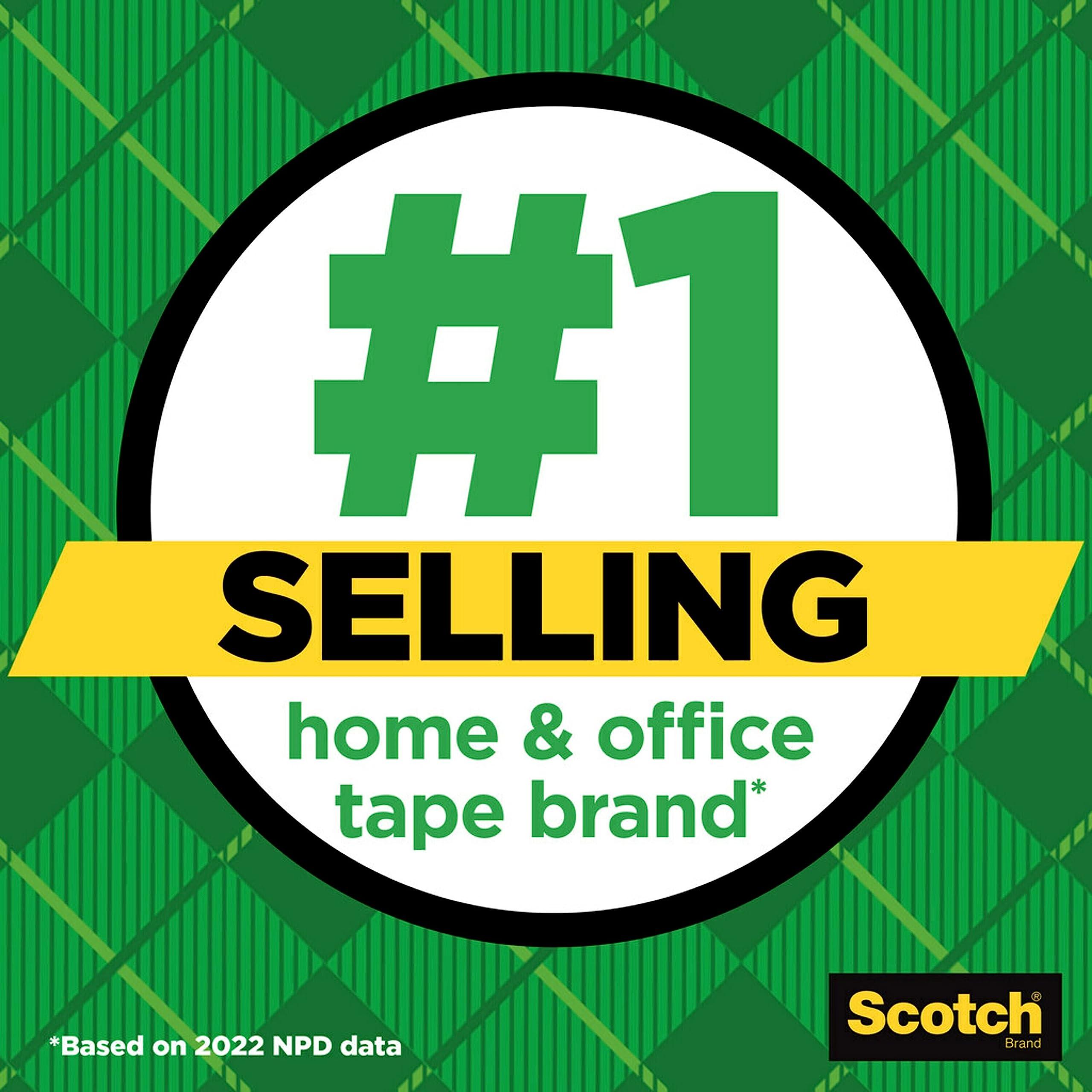 Scotch Magic Tape, Invisible, Home Office Supplies and Back to School Supplies for College and Classrooms, 4 Rolls with 4 Dispensers - Image 5