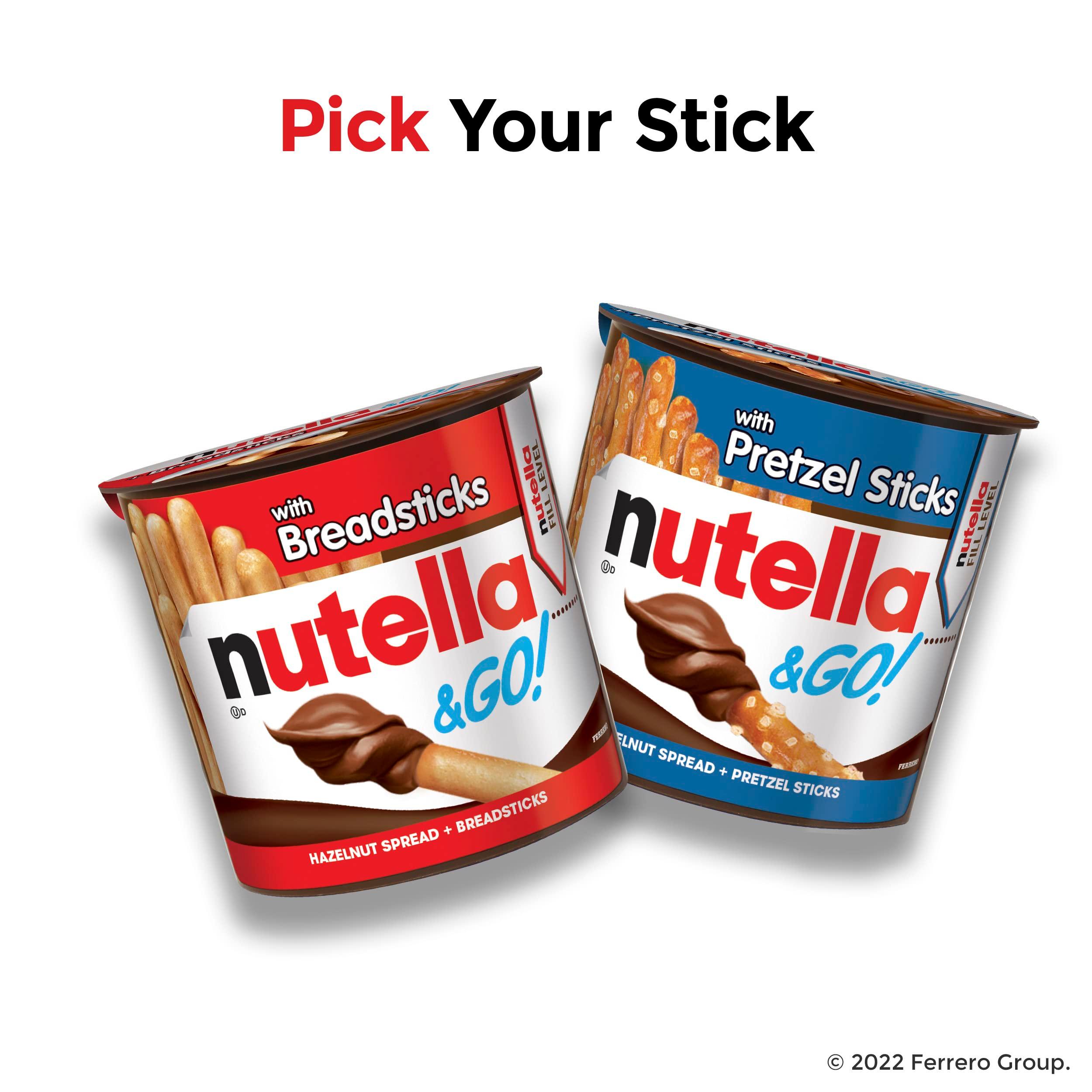 Nutella & GO! Bulk 24 Pack, Hazelnut and Cocoa Spread with Breadsticks, Stocking Stuffers, Snack Cups, 1.8 oz Each​ - Image 5