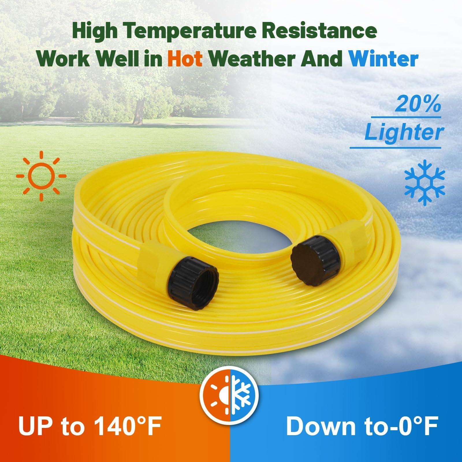 Holldoor Sprinkler Hose 25 ft 6-Pack, Flexible Sprinklers Soaker Hose 150 ft for Yard, Lawn Drip Irrigation Hose System for Garden Watering (25 ft 6-Pack) - Image 3