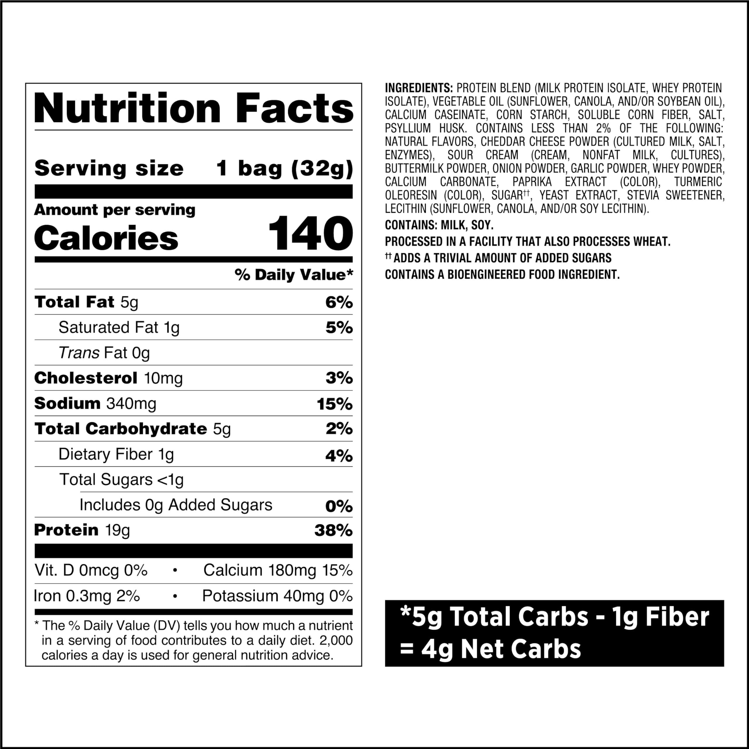 Quest Nutrition Protein Chips Variety Pack, BBQ, Cheddar & Sour Cream, Sour Cream & Onion, High Protein, Low Carb, 1.1 oz (Pack of 12) - Image 2