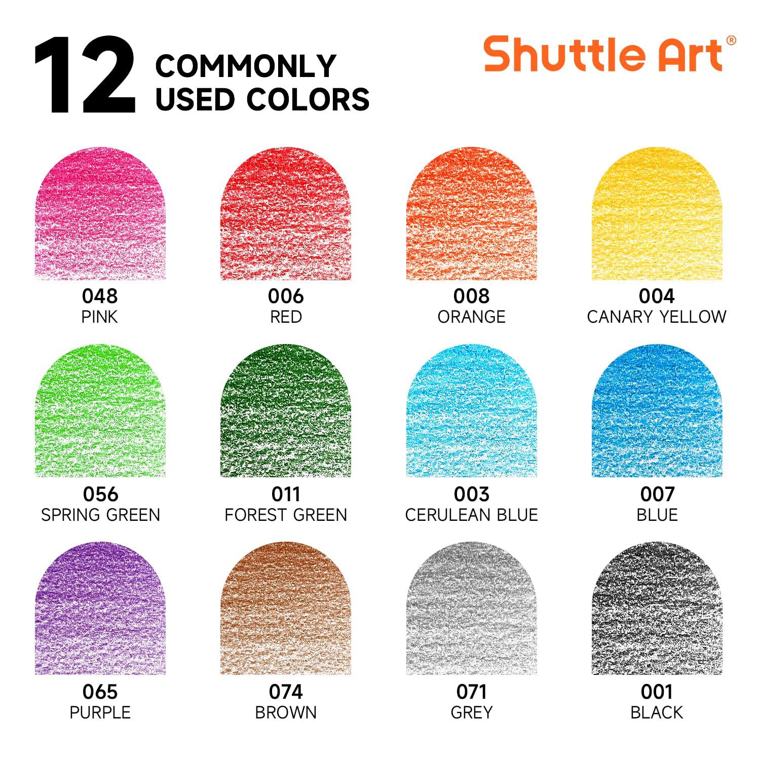 Shuttle Art 720 Colored Pencils Bulk, 12 Vibrant Colors, Pack of 60, Pre-sharpened Coloring Pencils, Wood Colored Pencil for Kids Teachers, Classroom Essentials, Back to School Supplies - Image 4
