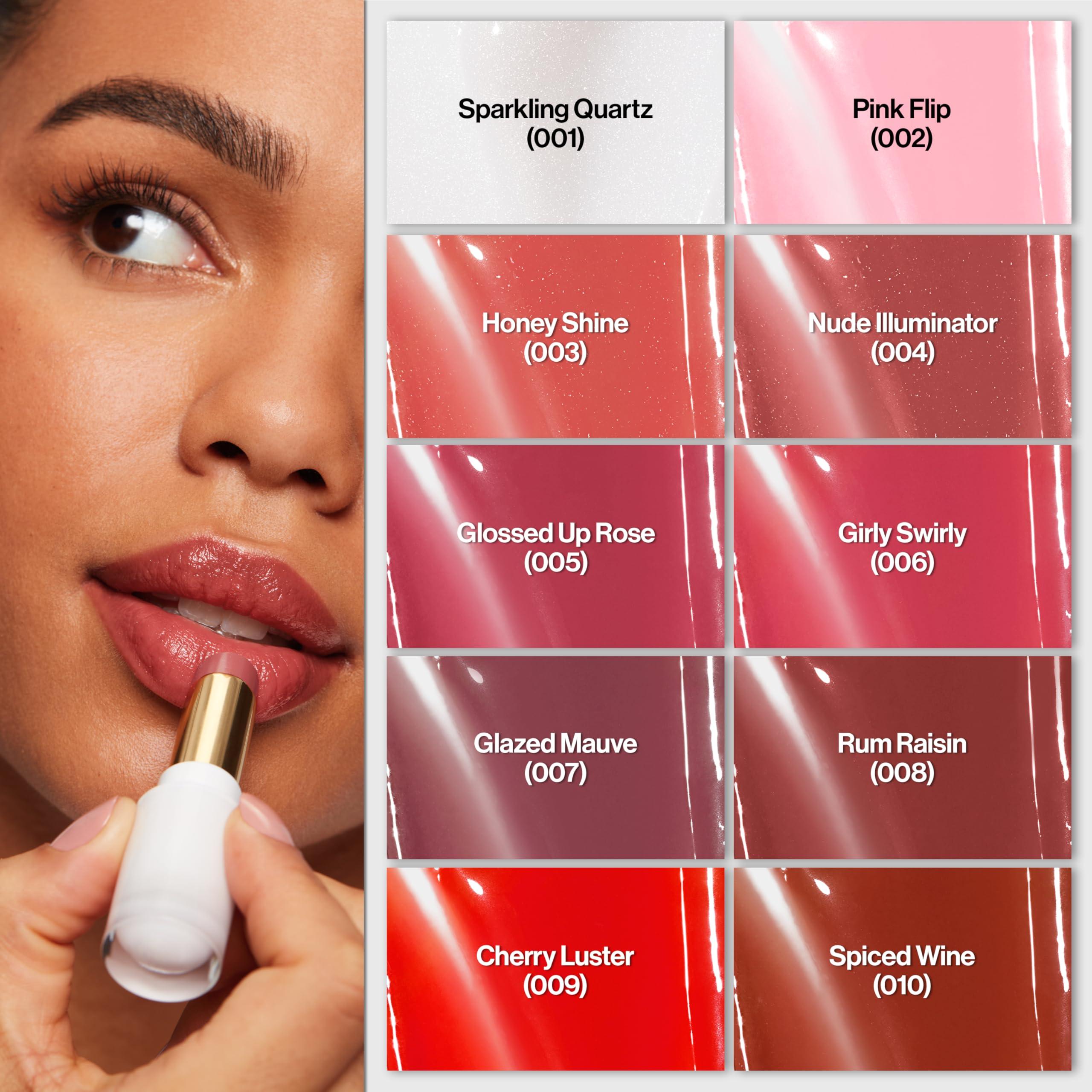 REVLON Super Lustrous Glass Shine Balm, Hydrating Tinted Lipstick, Sheer, Glossy Shiny Finish, 005 Glossed Up Rose, 0.11 oz - Image 9
