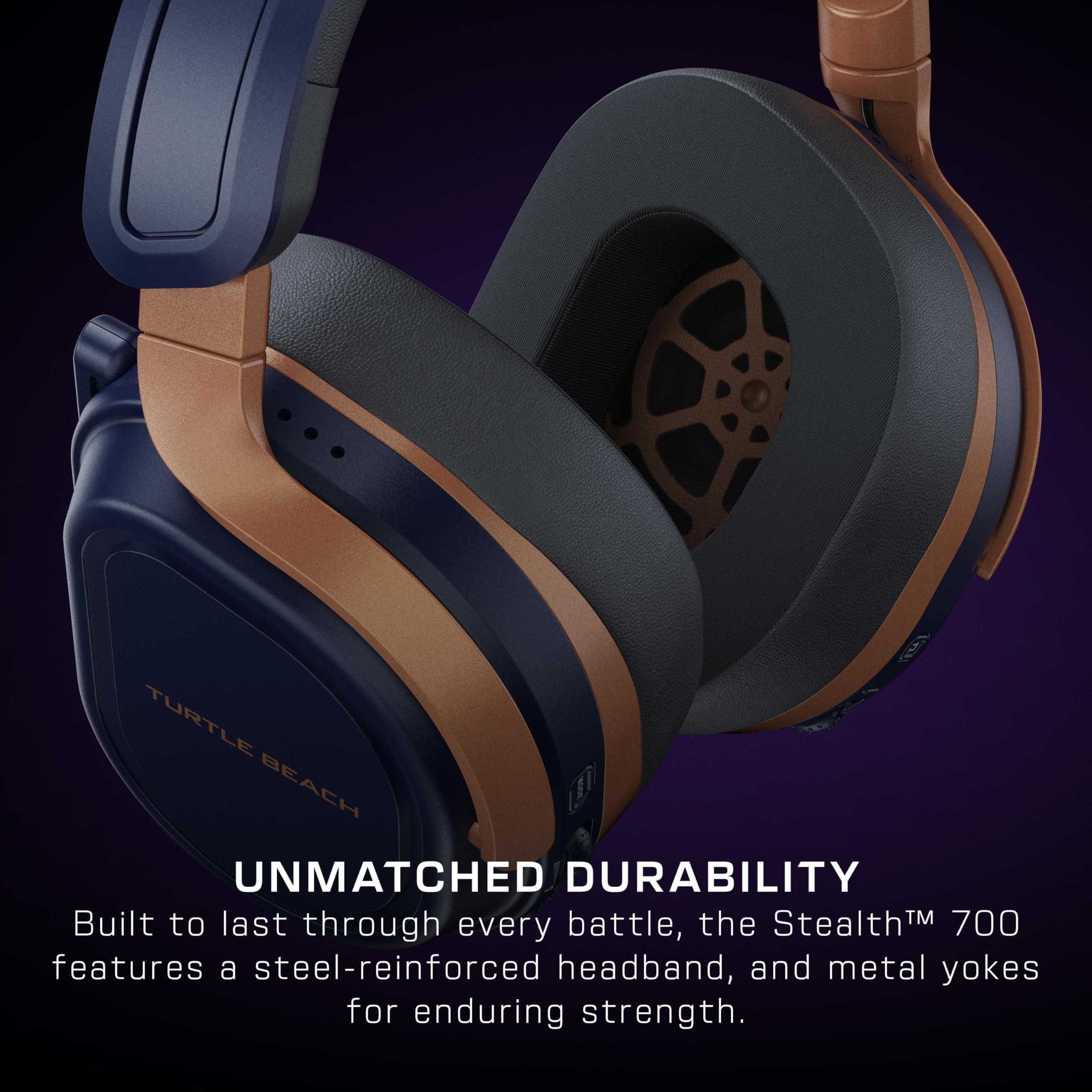 Turtle Beach Stealth 700 Gen 3 Wireless Multiplatform Amplified Gaming Headset for Xbox Series X|S, Xbox One, PC, PS5, Mobile – 60mm Drivers, AI Noise-Cancelling Mic, Bluetooth, 80-Hr Battery – Cobalt - Image 13