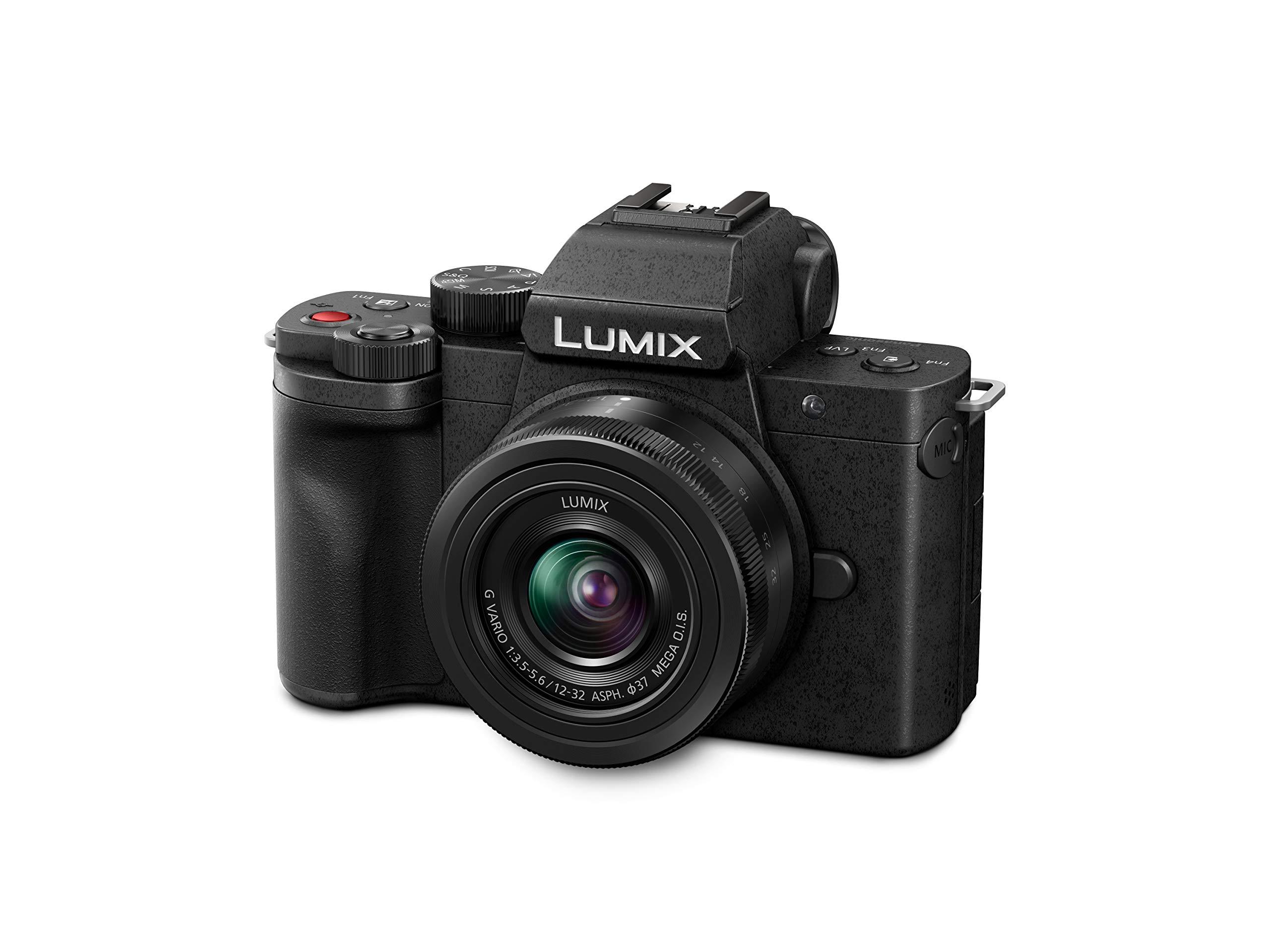 Panasonic LUMIX G100 4k Mirrorless Camera for Photo and Video, Built-in Microphone with Tracking, Micro Four Thirds Interchangeable Lens System, 12-32mm Lens, 5-Axis Hybrid I.S., DC-G100DKK (Black) - Image 2