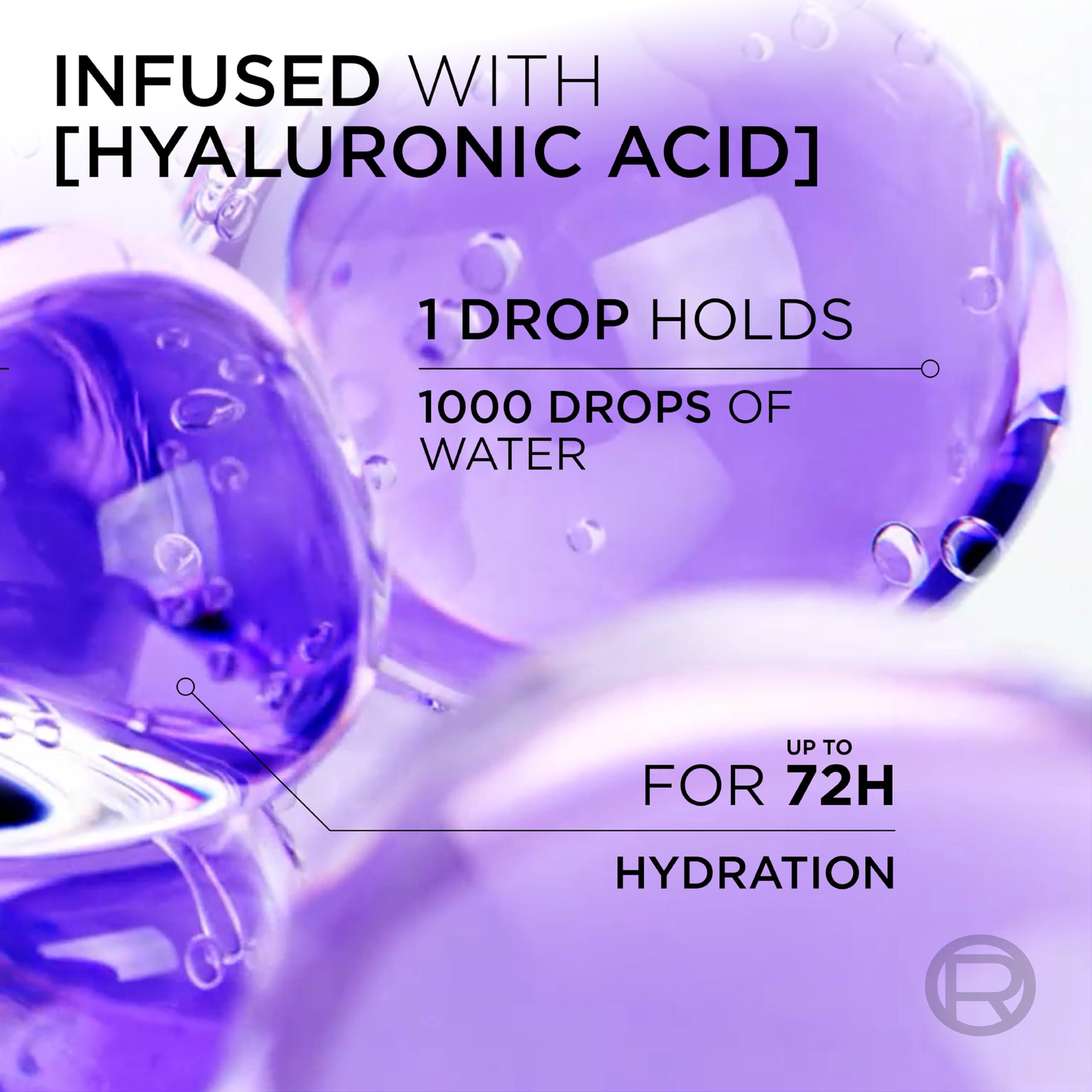 L'Oreal Paris Elvive Hyaluron Plump Hydrating Shampoo for Dehydrated, Dry Hair Infused with Hyaluronic Acid Care Complex, Paraben-Free, 12.6 Fl Oz - Image 4