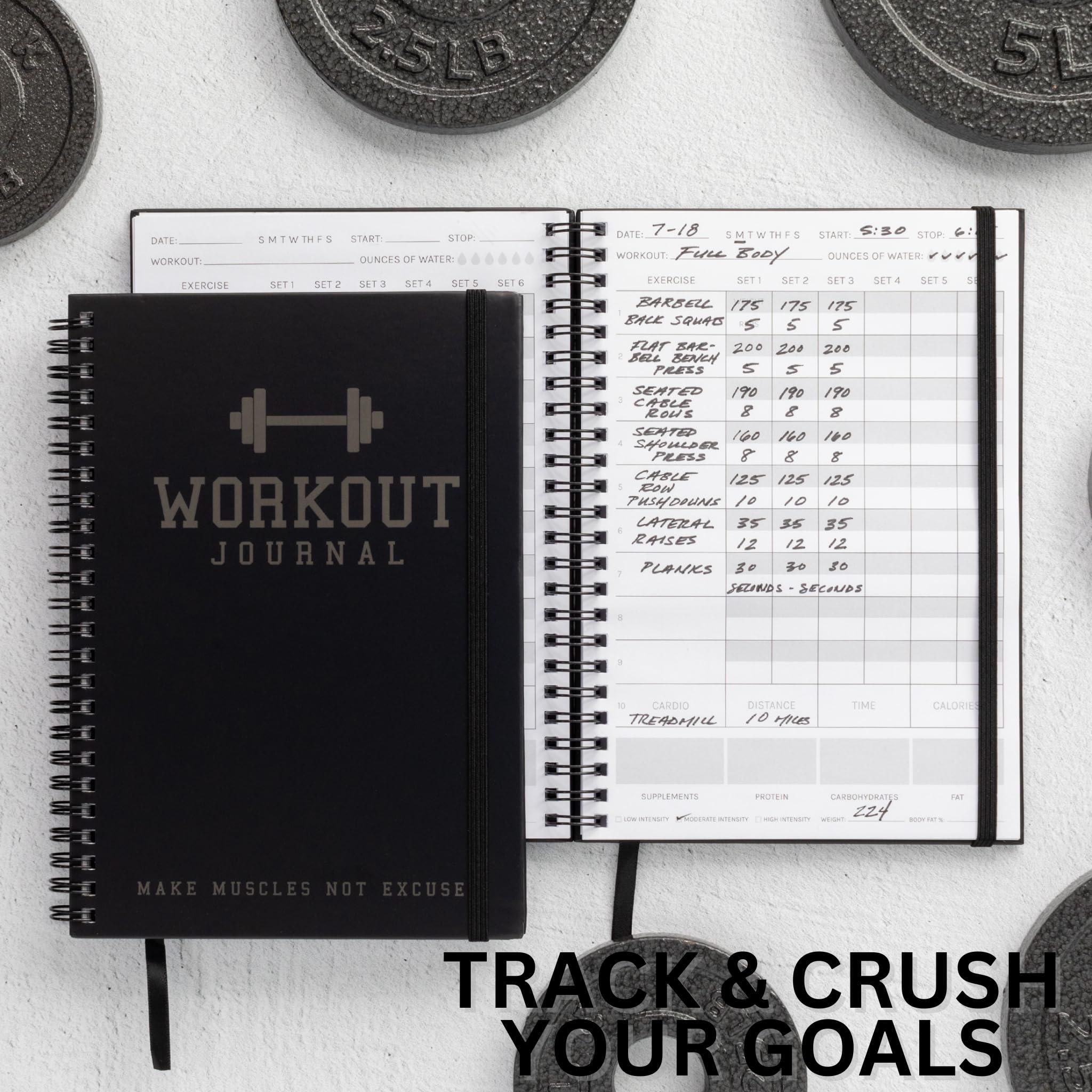 The Ultimate Fitness Journal for Tracking and Crushing Your Gym Goals - Detailed Workout Planner & Log Book For Men and Women - Great Gym Accessories With Calendar, Nutrition & Progress Tracker - Image 5