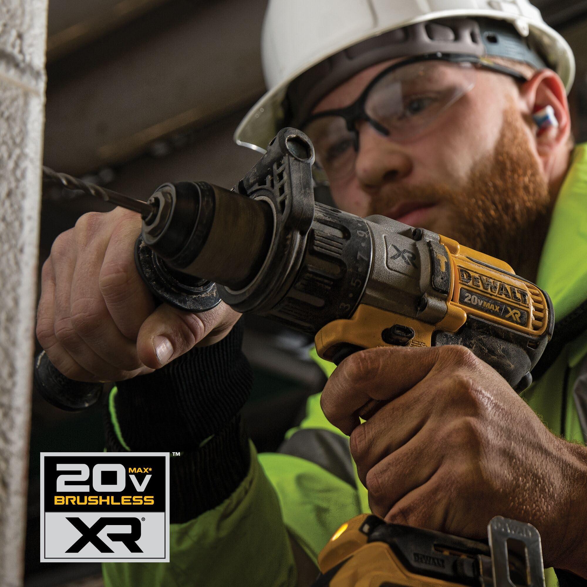 DEWALT 20V MAX Hammer Drill and Impact Driver, Cordless Power Tool Combo Kit with 2 Batteries and Charger (DCK299M2) - Image 2
