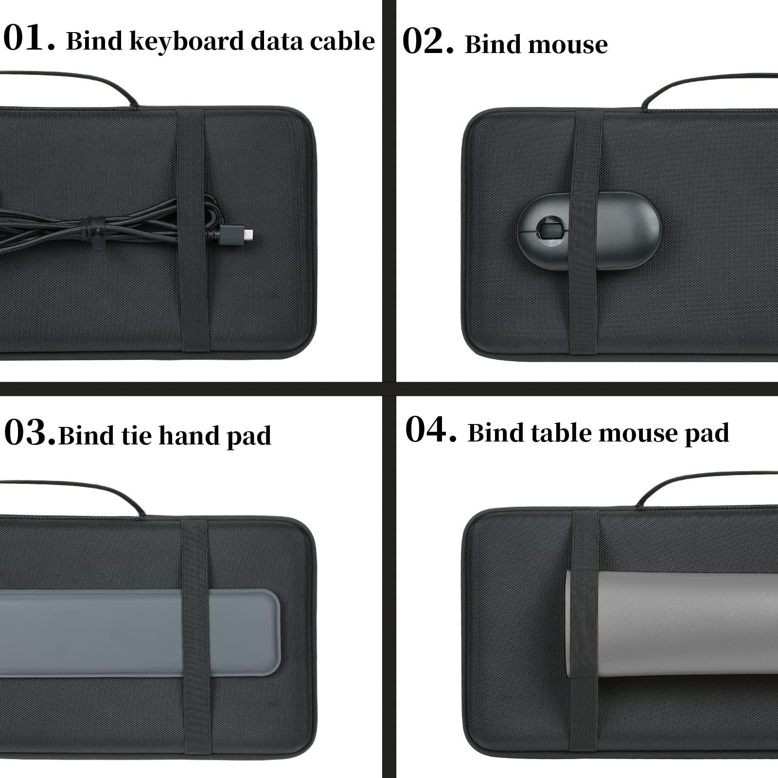 co2CREA Hard Case Replacement for Razer Cynosa Chroma/Cynosa V2 / Ornata V2 / Blackwidow V3 Pro/Blackwidow V3 / Huntsman Elite/Huntsman V2 Analog Gaming Keyboard - Image 4
