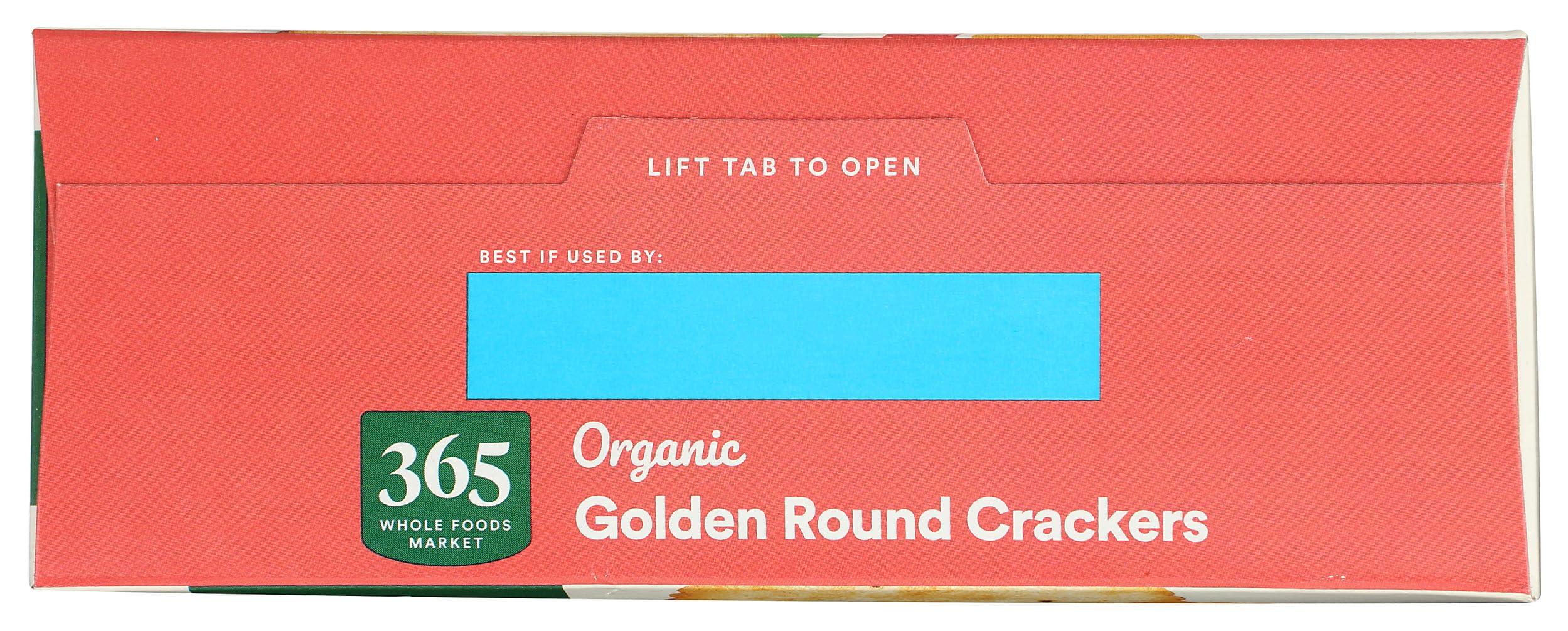 365 by Whole Foods Market, Organic Golden Round Crackers, 12 Ounce - Image 4