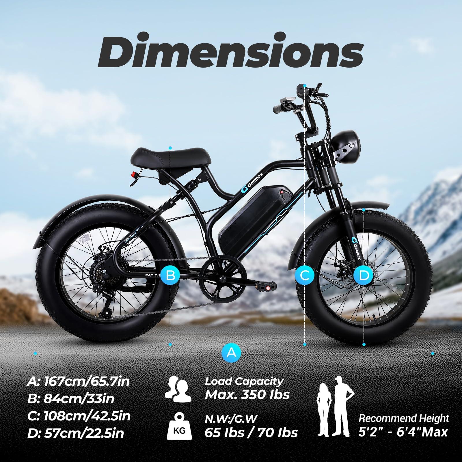 Fat Tire Electric Bike for Adults,1500W 32 Mph Top Speed Motorcycle Design Ebike, 48v 15.6AH 25-50 miles Long Range E Bike for Men and Women,All Terrain Motorbikes 20x4" Adult Electric Bicycles E-bike - Image 4