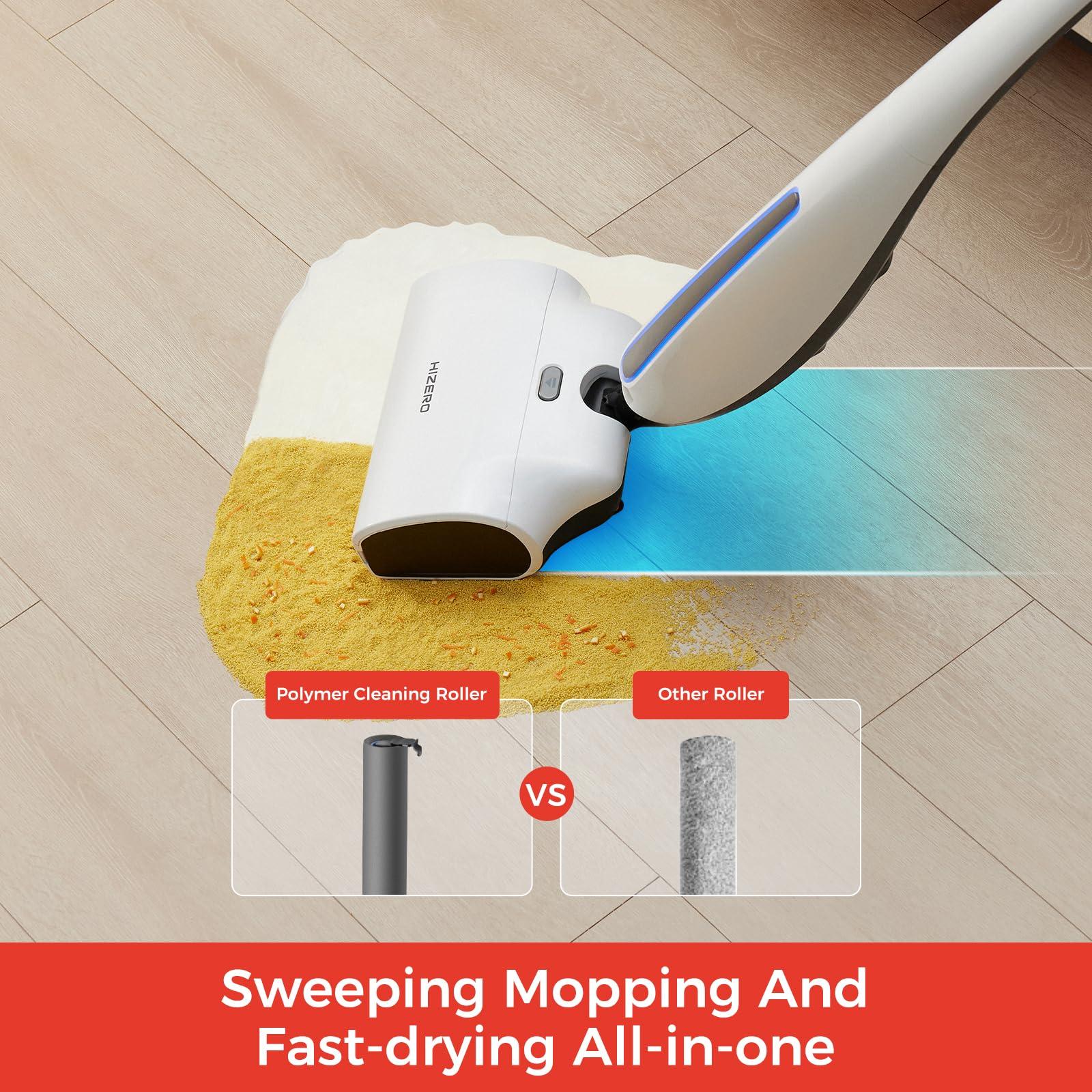 Hizero Cordless Hard Floor Cleaner F500, 60 Mins Runtime Self-Cleaning Wet Dry All-in-One Bionic Mop, Ideal for Hardwood, Vinyl, Tile, Laminate and More - Image 2
