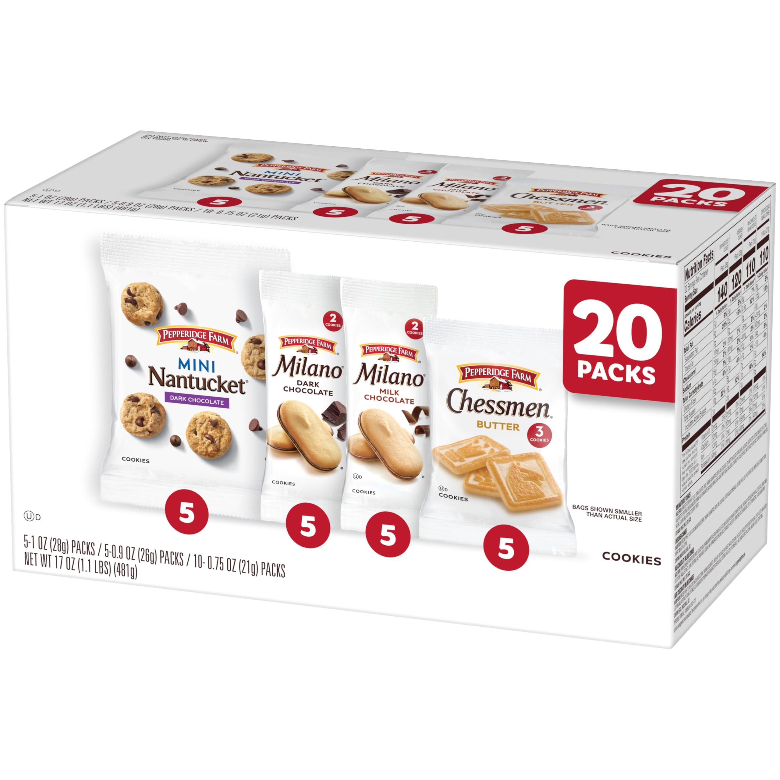 Pepperidge Farm Cookies Variety Pack, Snack Packs, 20 Pk - Image 6