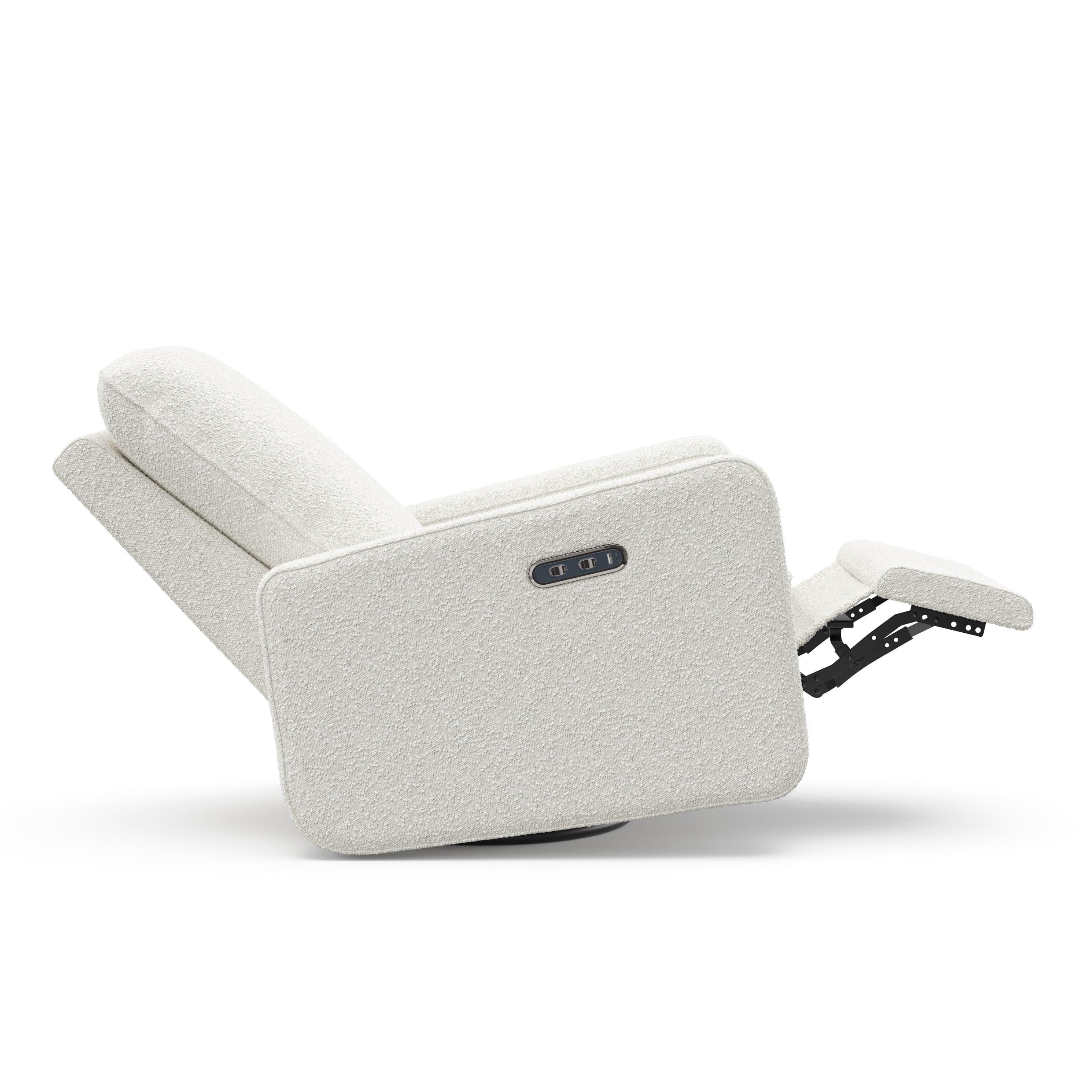 Graco Teddi Power Recliner Swivel Glider (Ivory Boucle) – Electronic Power Recline, USB-A & USB-C Charger, Premium Cushioning & Comfort - Image 15