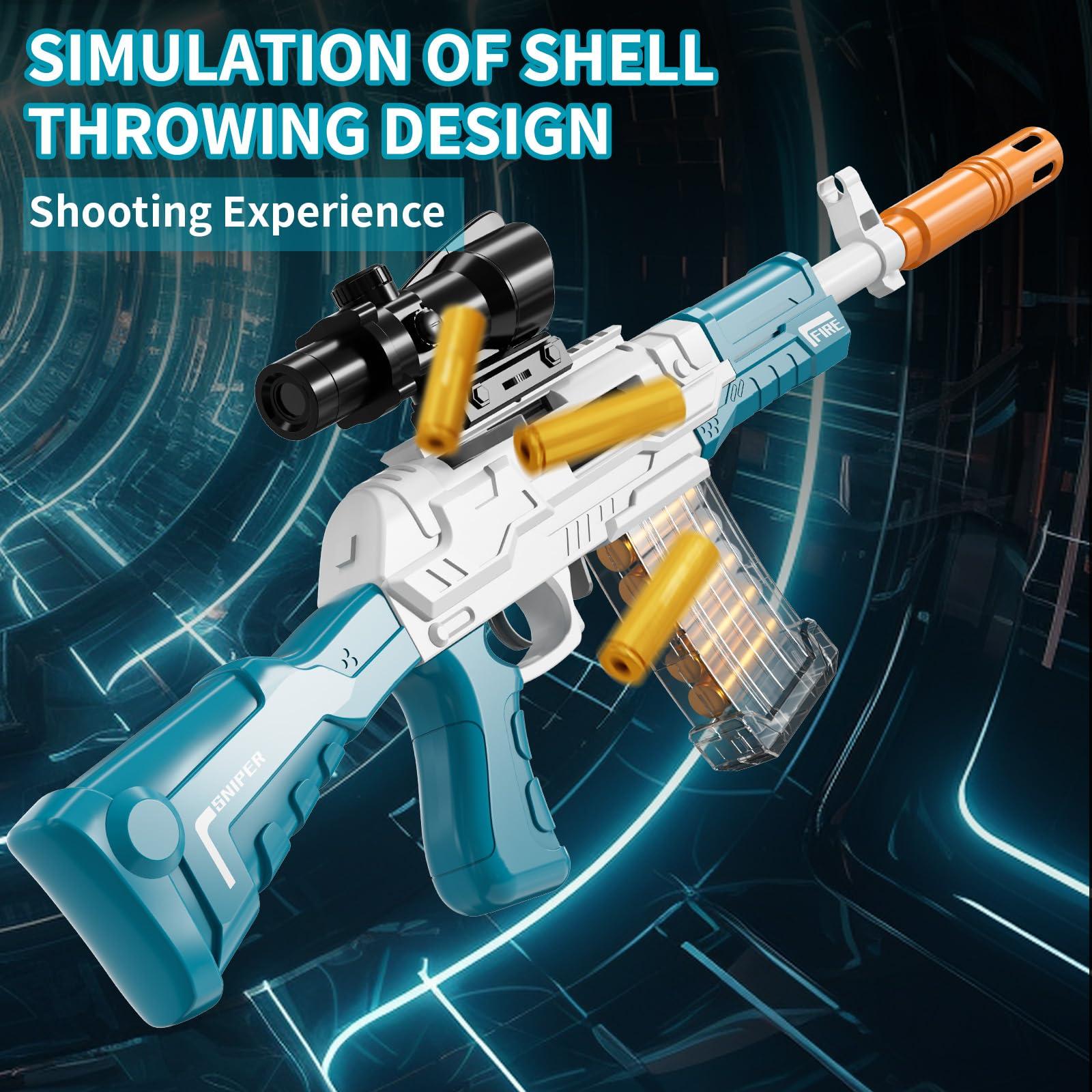 Toy Gun Models Foam Blasters Guns for Kids Children Ages 6+ 7 8-12 Year Old Boys Girls Teens Sniper Soft Bullet Dart Shotgun Ejecting Rifle Christmas Halloween Birthday Revolver Pistol - Image 7