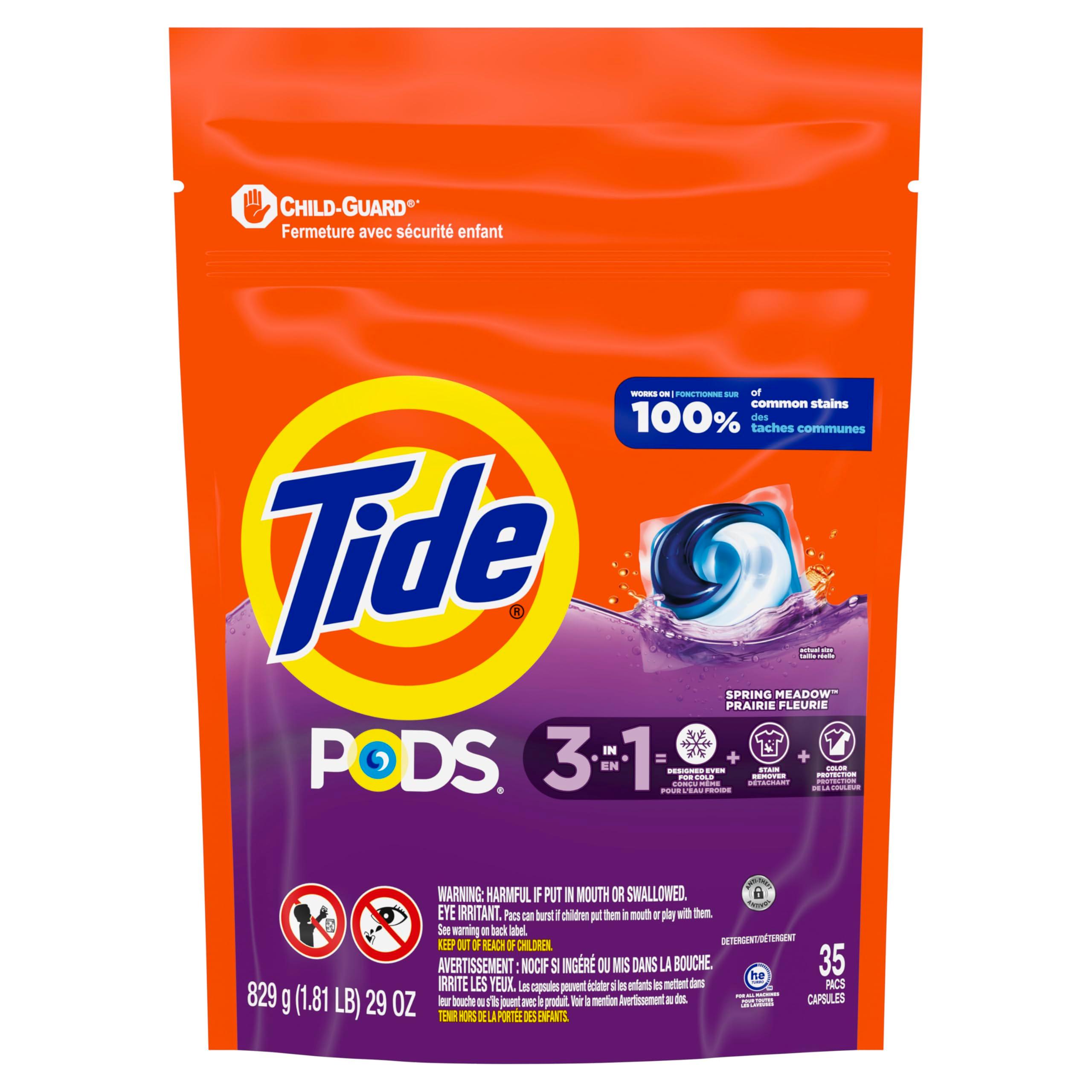 Tide Pods Laundry Detergent, Spring Meadow, 35 Count - Image 12