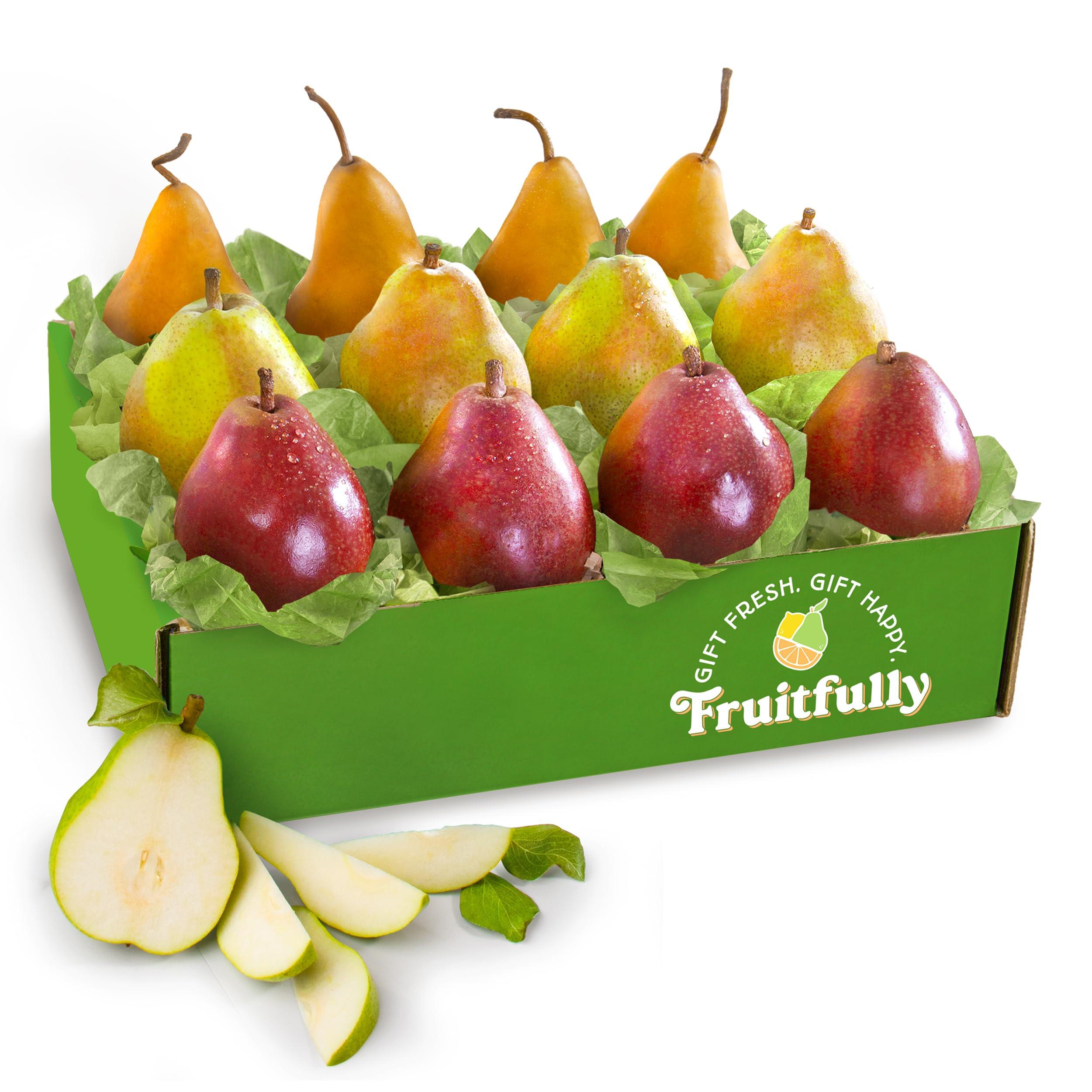 A Gift Inside Pears to Compare 12 Piece Fruit Gift