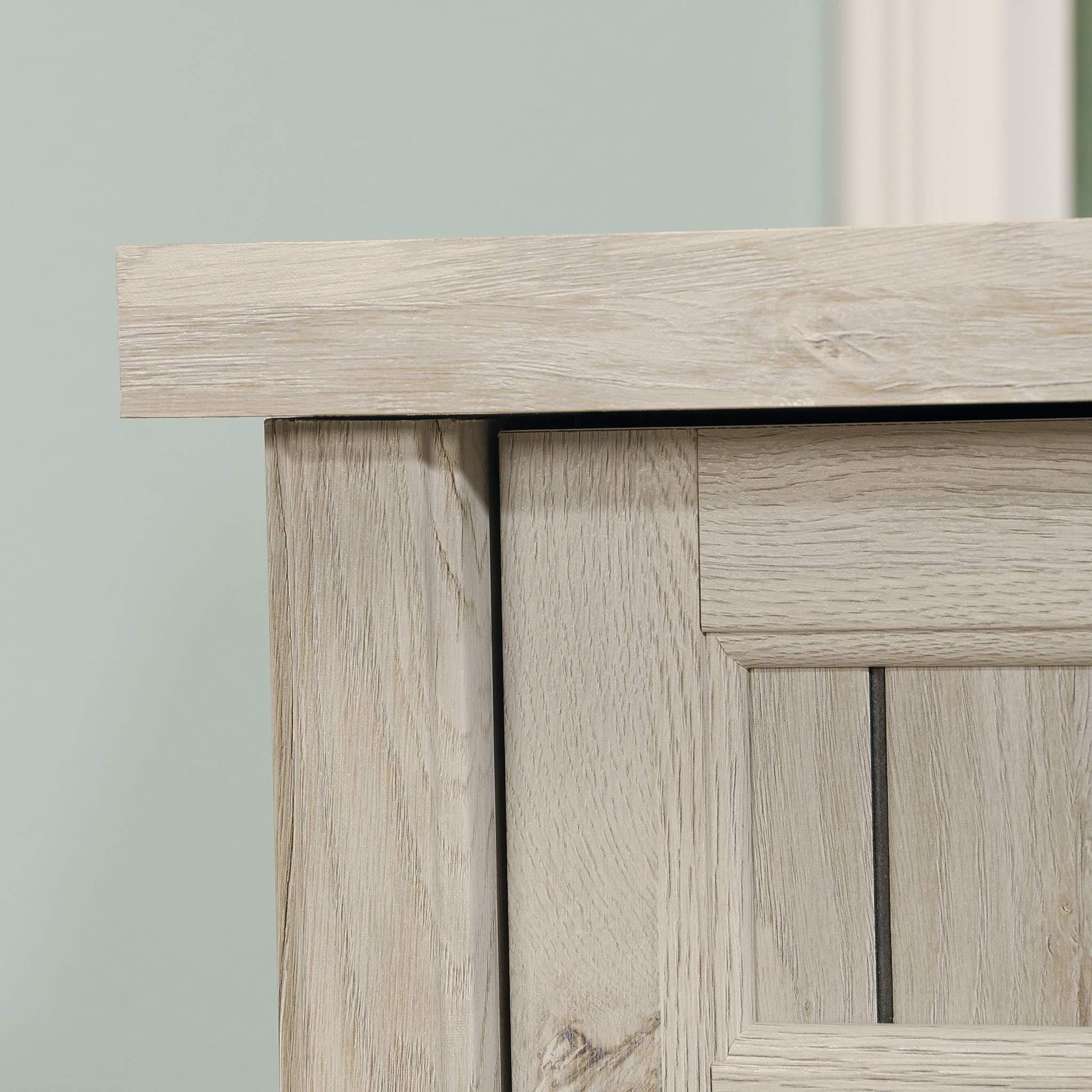 Sauder Costa L-Shaped Desk, Chalked Chestnut, Home Office with Storage & Keyboard Tray - Image 5