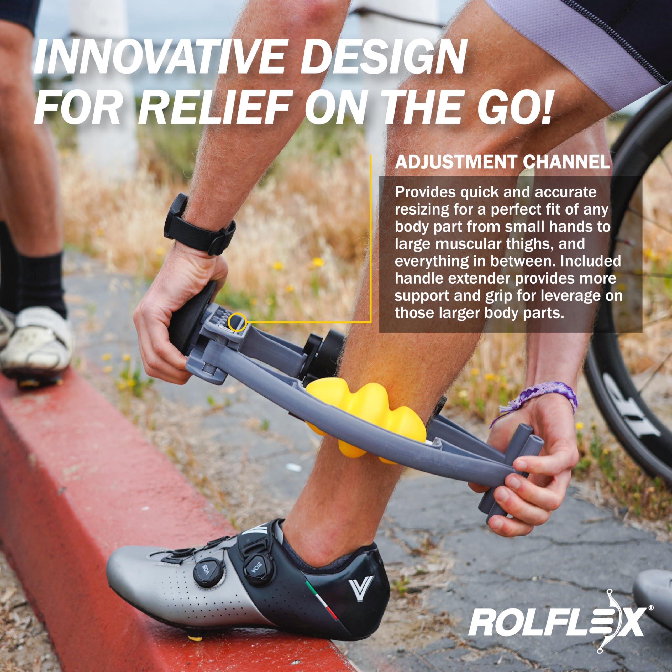 Rolflex Arm & Leg Massager Roller – Roller for Muscles Deep Tissue to Address Golfer’s Elbow, Tennis Elbow, Carpal Tunnel & More – Arm Massager & Leg Roller for Inflammation & Faster Recovery - Image 3