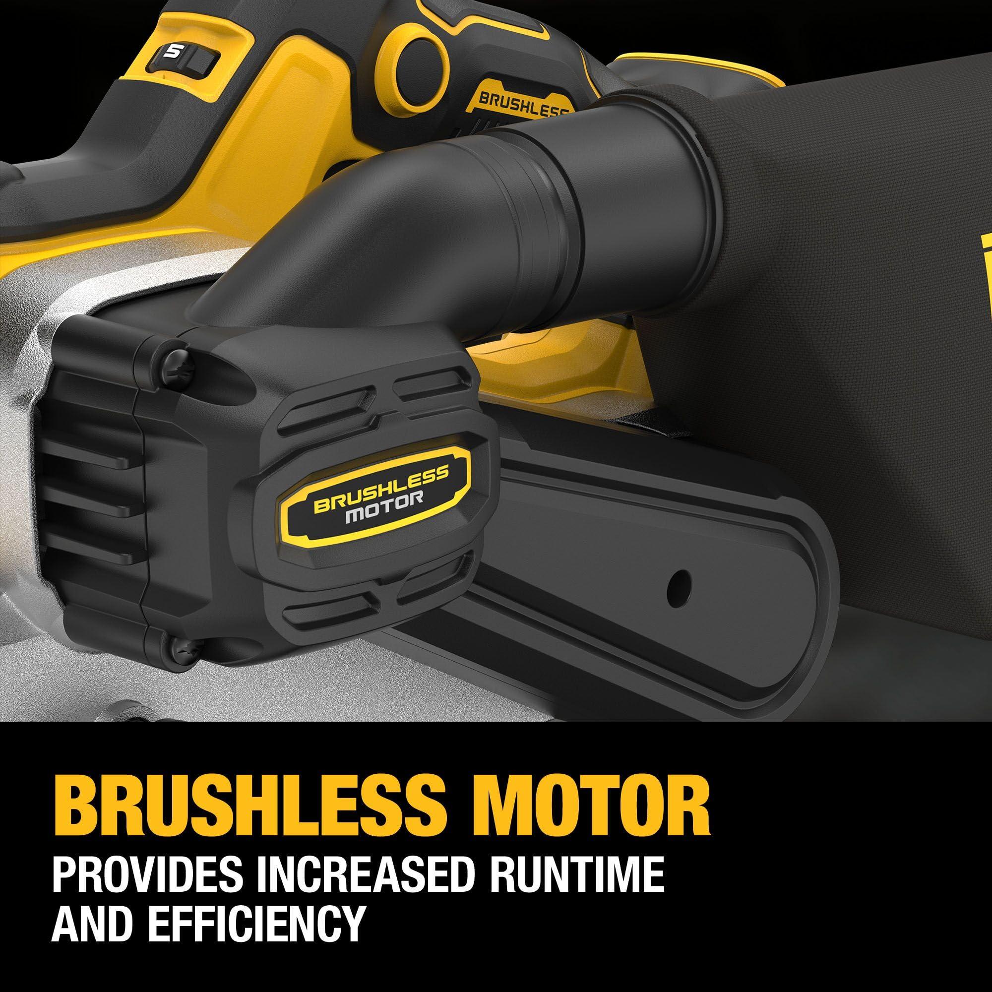 DEWALT 20V MAX* Belt Sander, Cordless, Brushless, Tool Only (DCW220B) - Image 8
