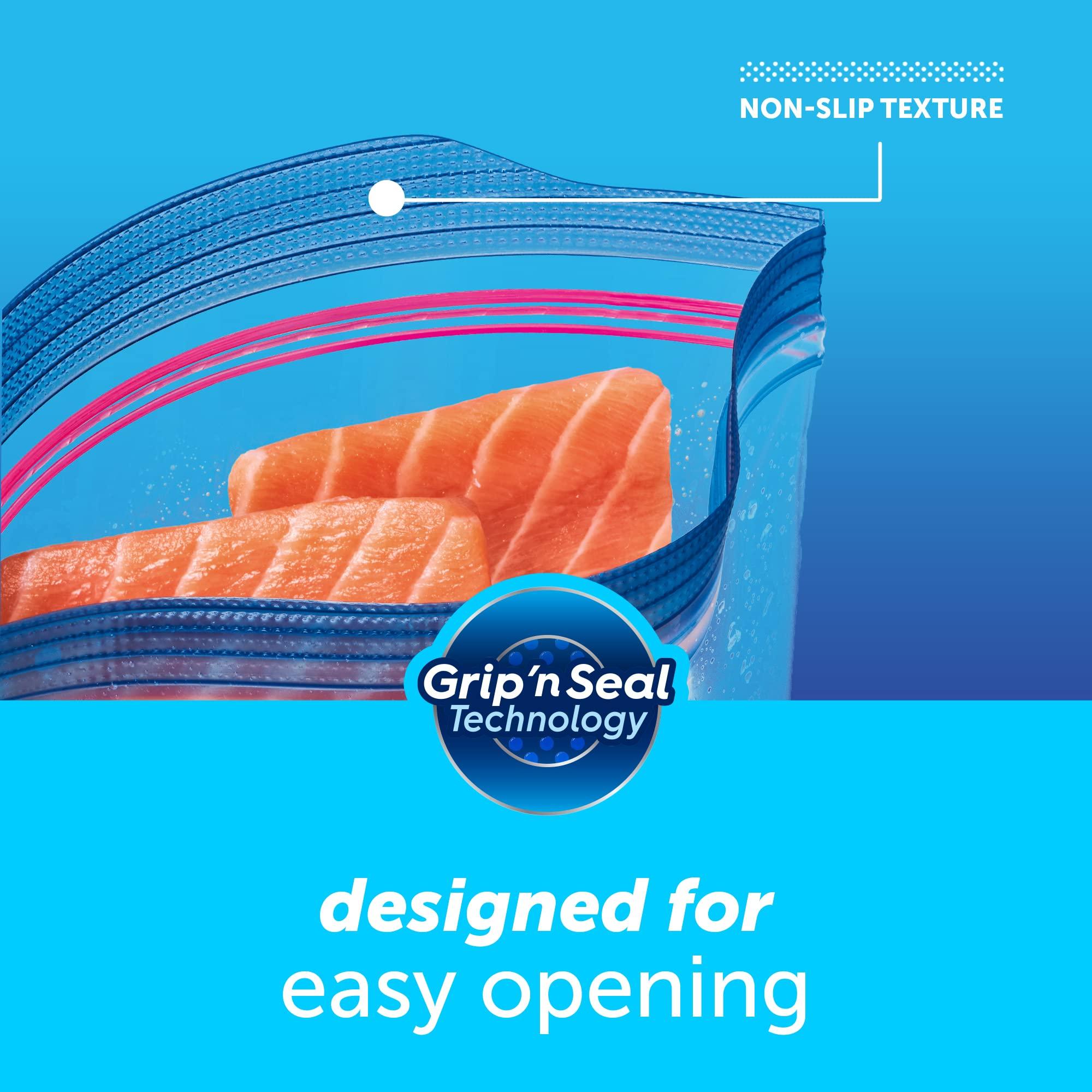 Ziploc Pint Food Storage Freezer Bags, Grip 'n Seal Technology for Easier Grip, Open, and Close, 20 Count - Image 5