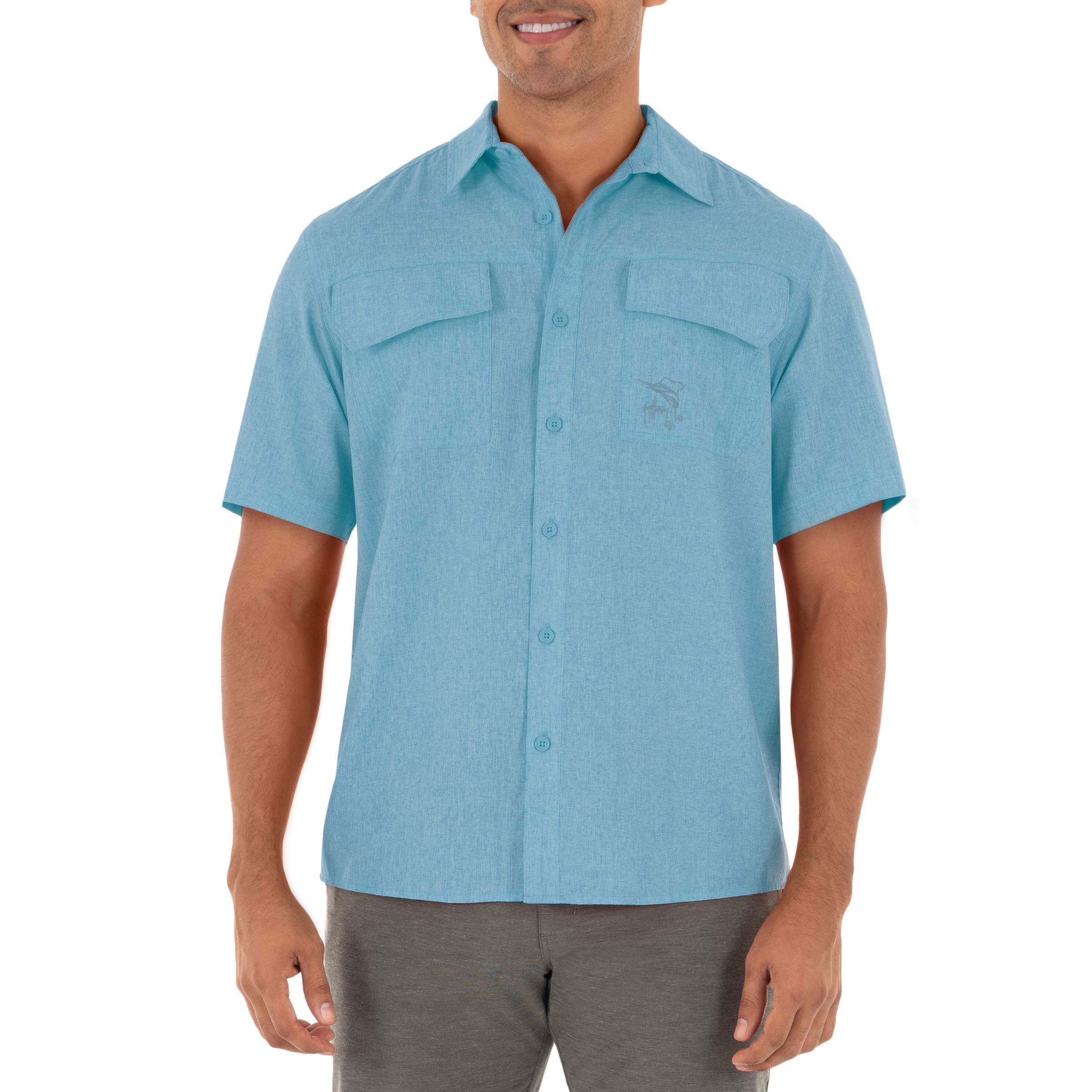 Guy Harvey Men's Short Sleeve Performance Fishing Shirt
