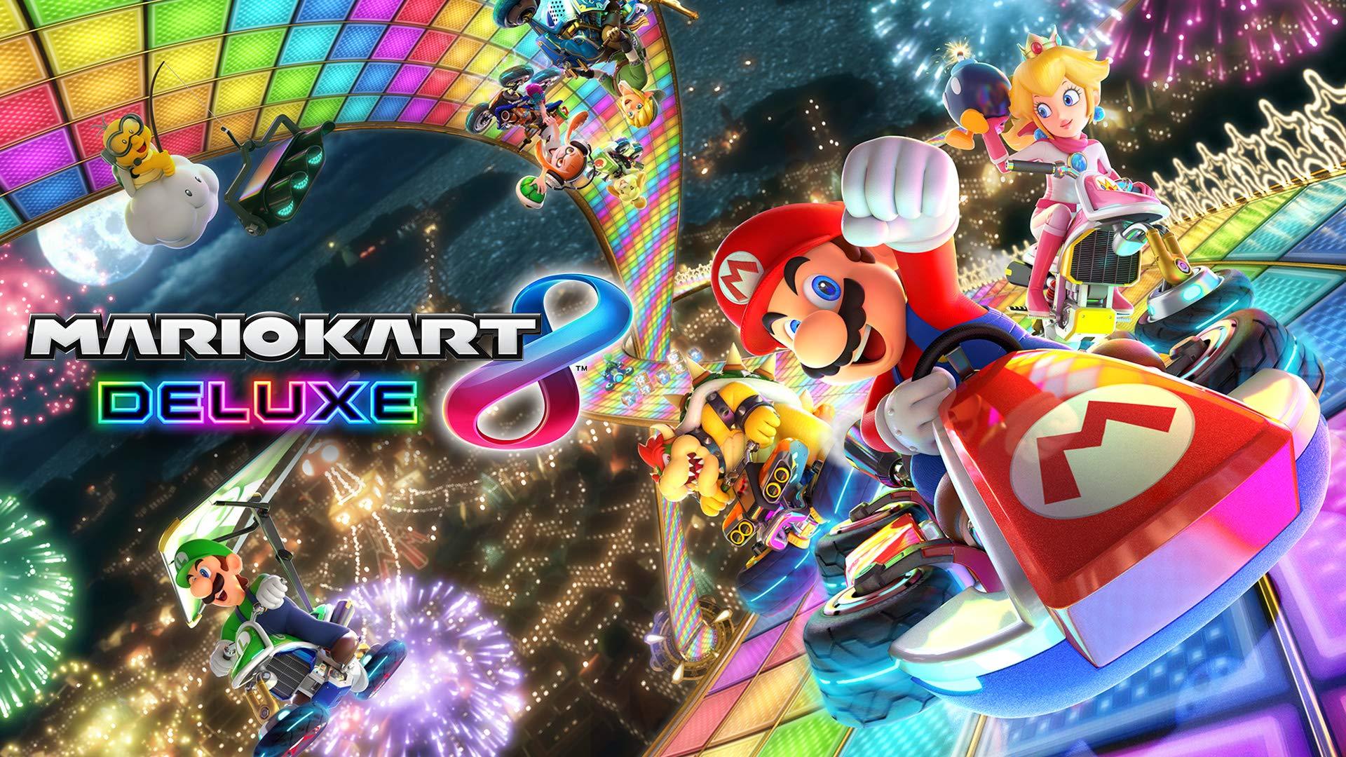 Nintendo Switch™ Mario Kart™ 8 Deluxe Bundle (Full Game Download + 3 Mo. Nintendo Switch Online Membership Included) - Image 7